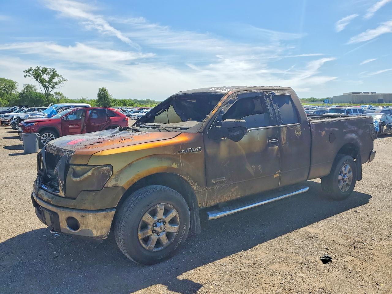 2013 Ford F150 Super Cab Burn vin: 1FTFX1ET6DFB89156