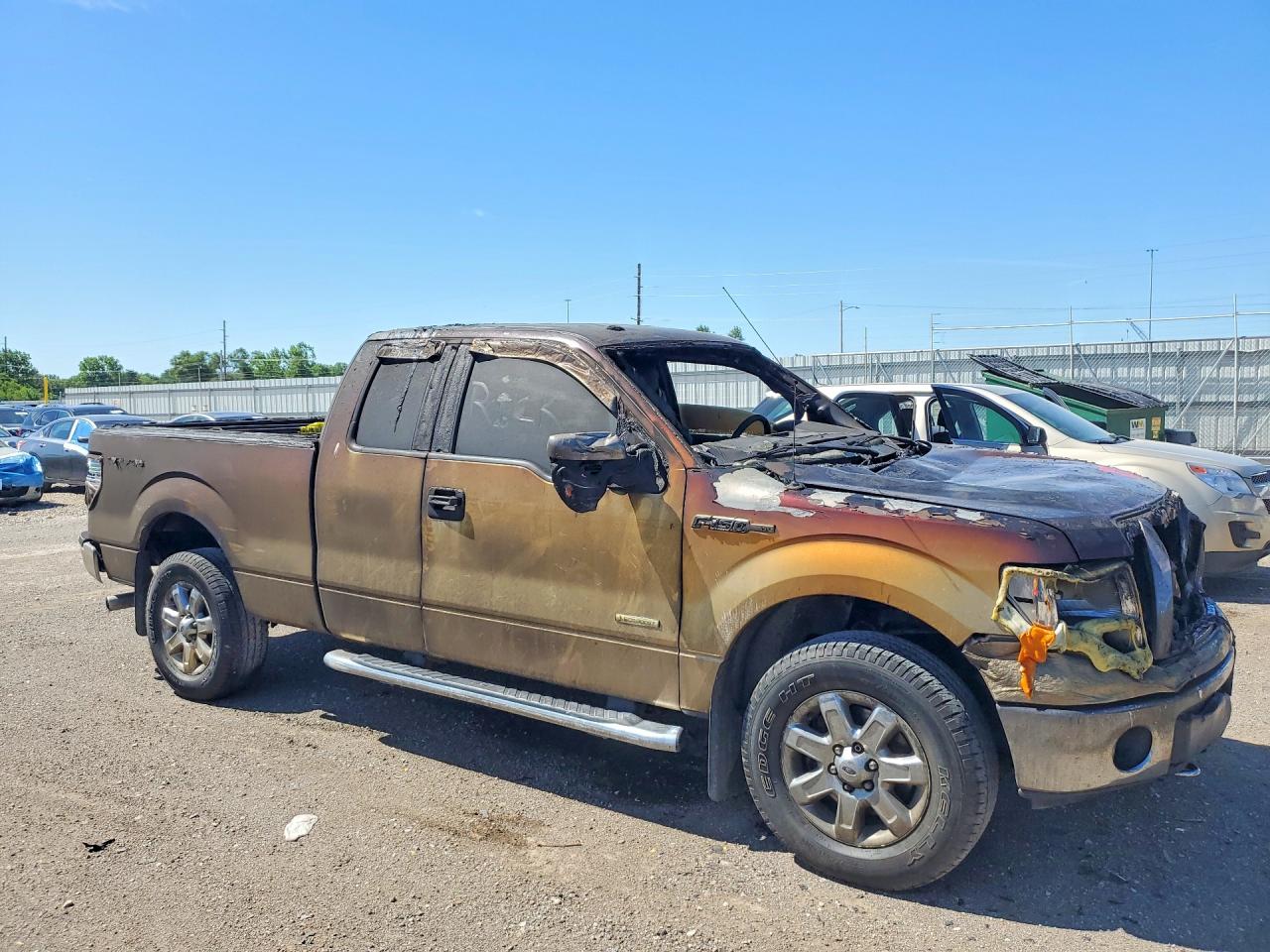 2013 Ford F150 Super Cab Burn vin: 1FTFX1ET6DFB89156