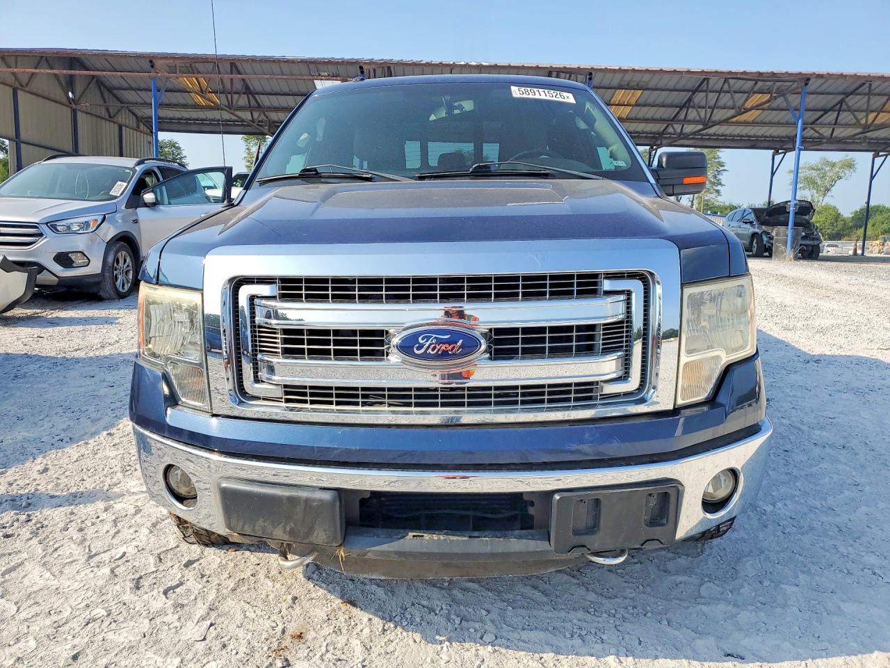 2013 Ford F150 Super Cab Blue vin: 1FTFX1ET6DFD69852
