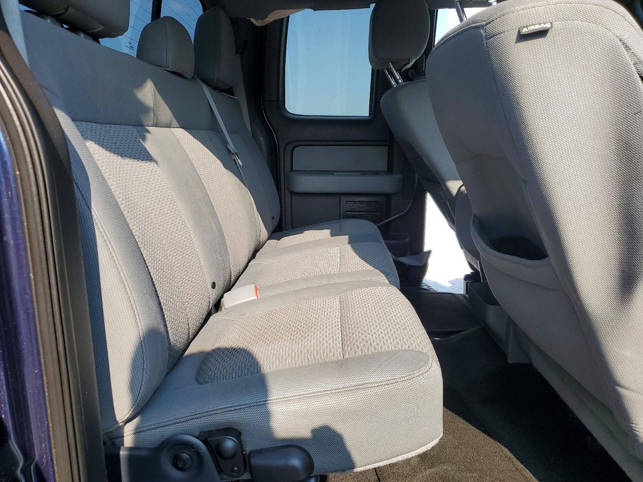 2013 Ford F150 Super Cab Blue vin: 1FTFX1ET6DFD69852