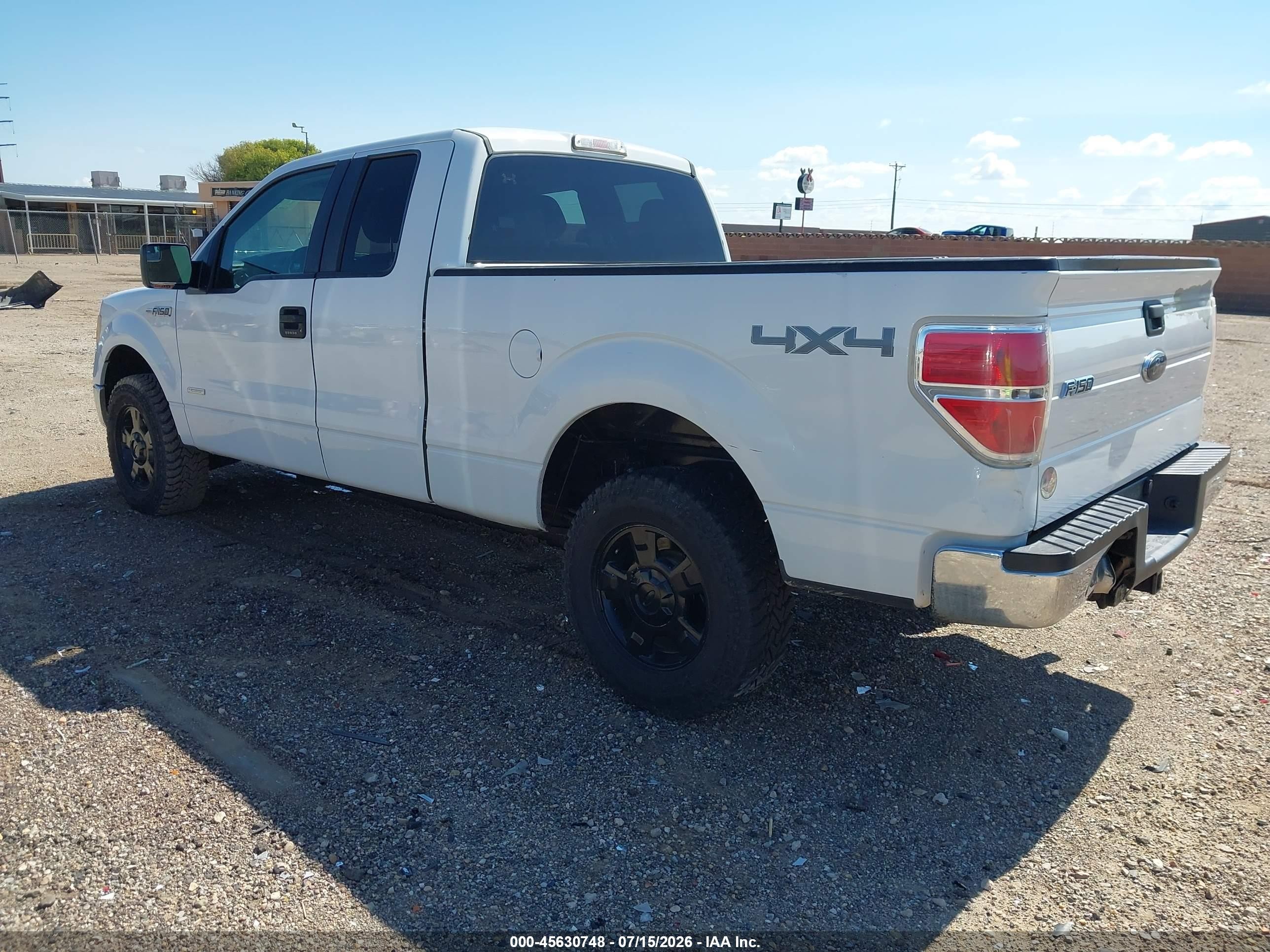 2013 Ford F-150 Xlt White vin: 1FTFX1ET6DKD70099