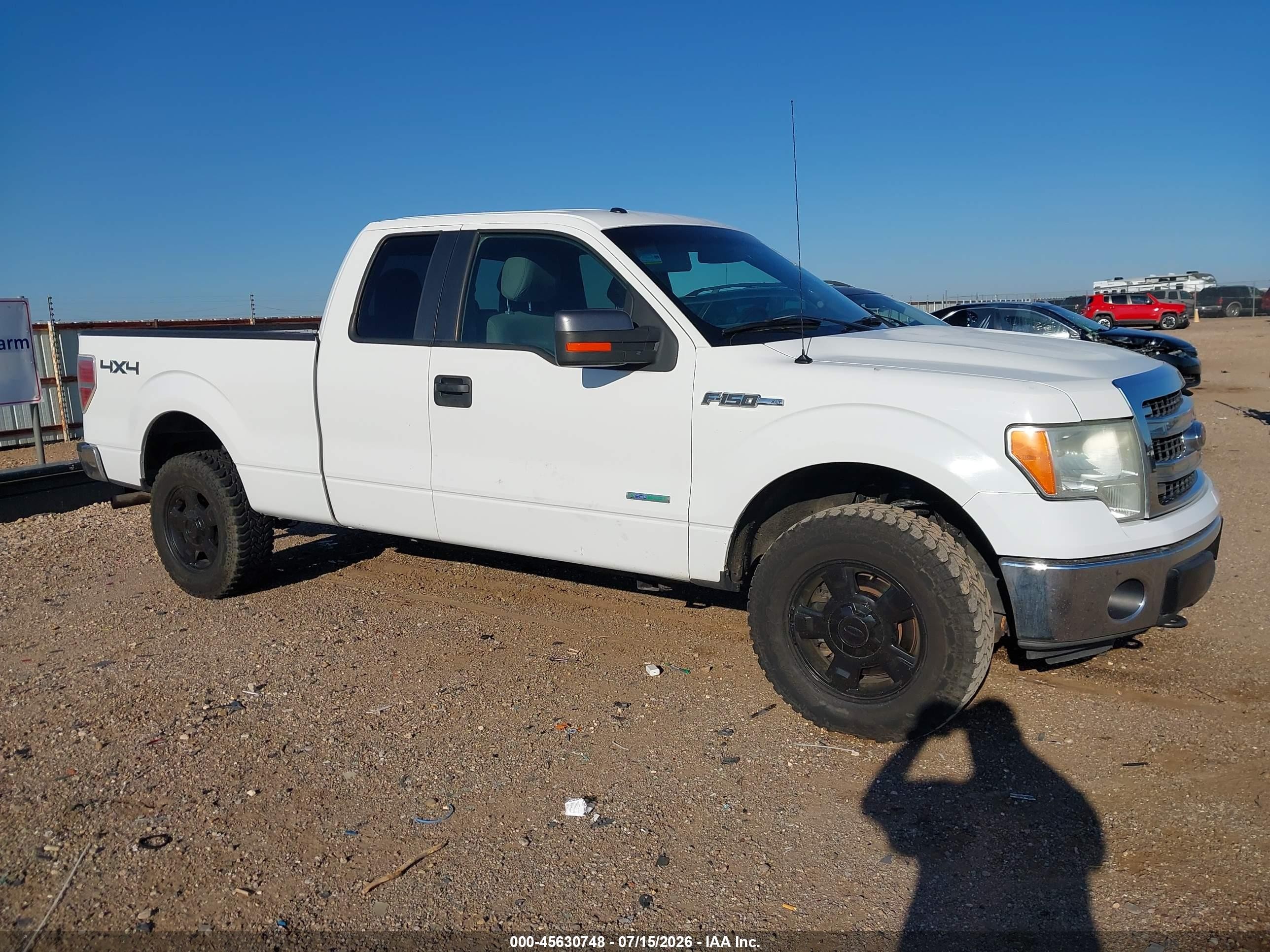 2013 Ford F-150 Xlt White vin: 1FTFX1ET6DKD70099