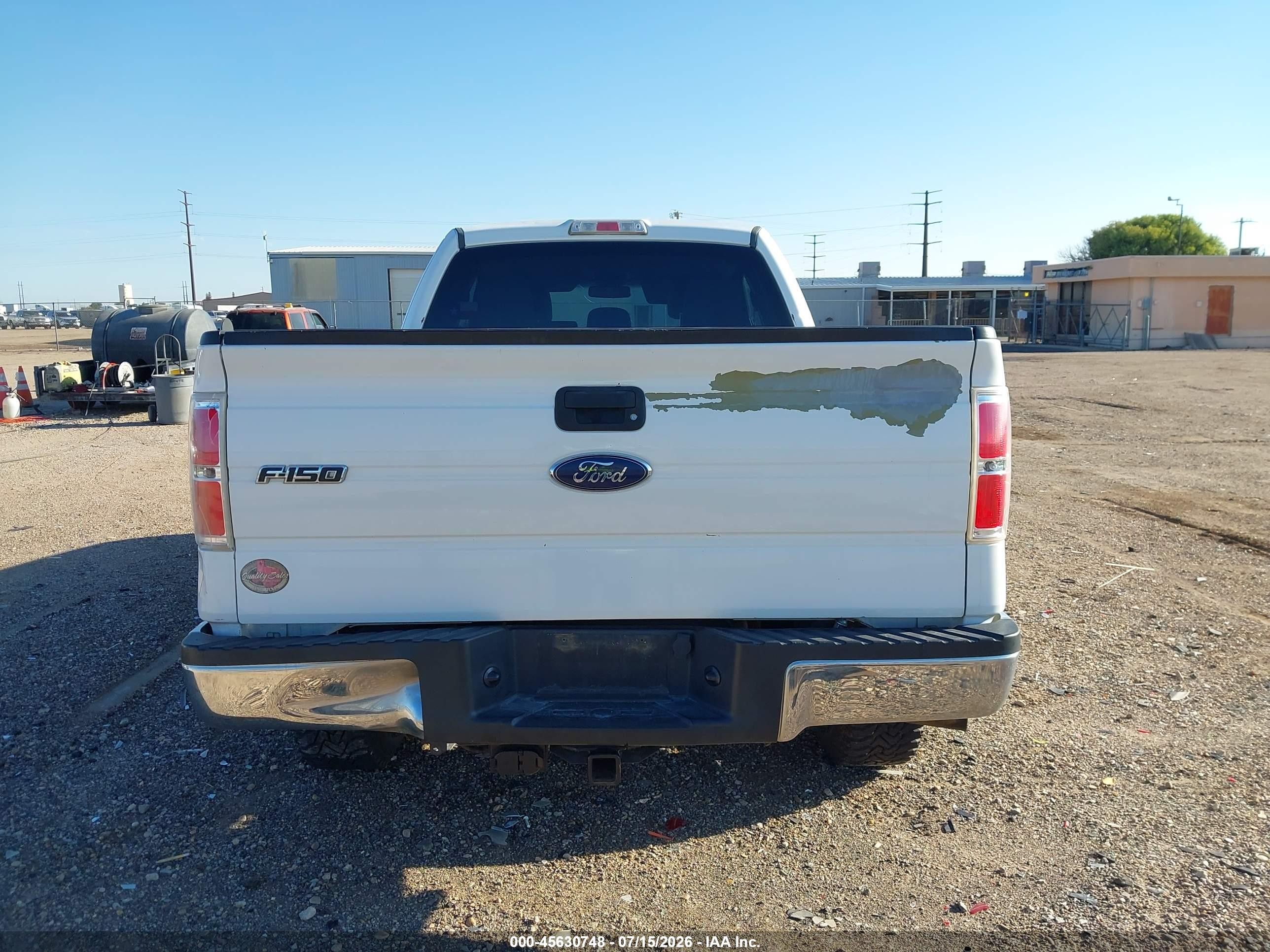 2013 Ford F-150 Xlt White vin: 1FTFX1ET6DKD70099