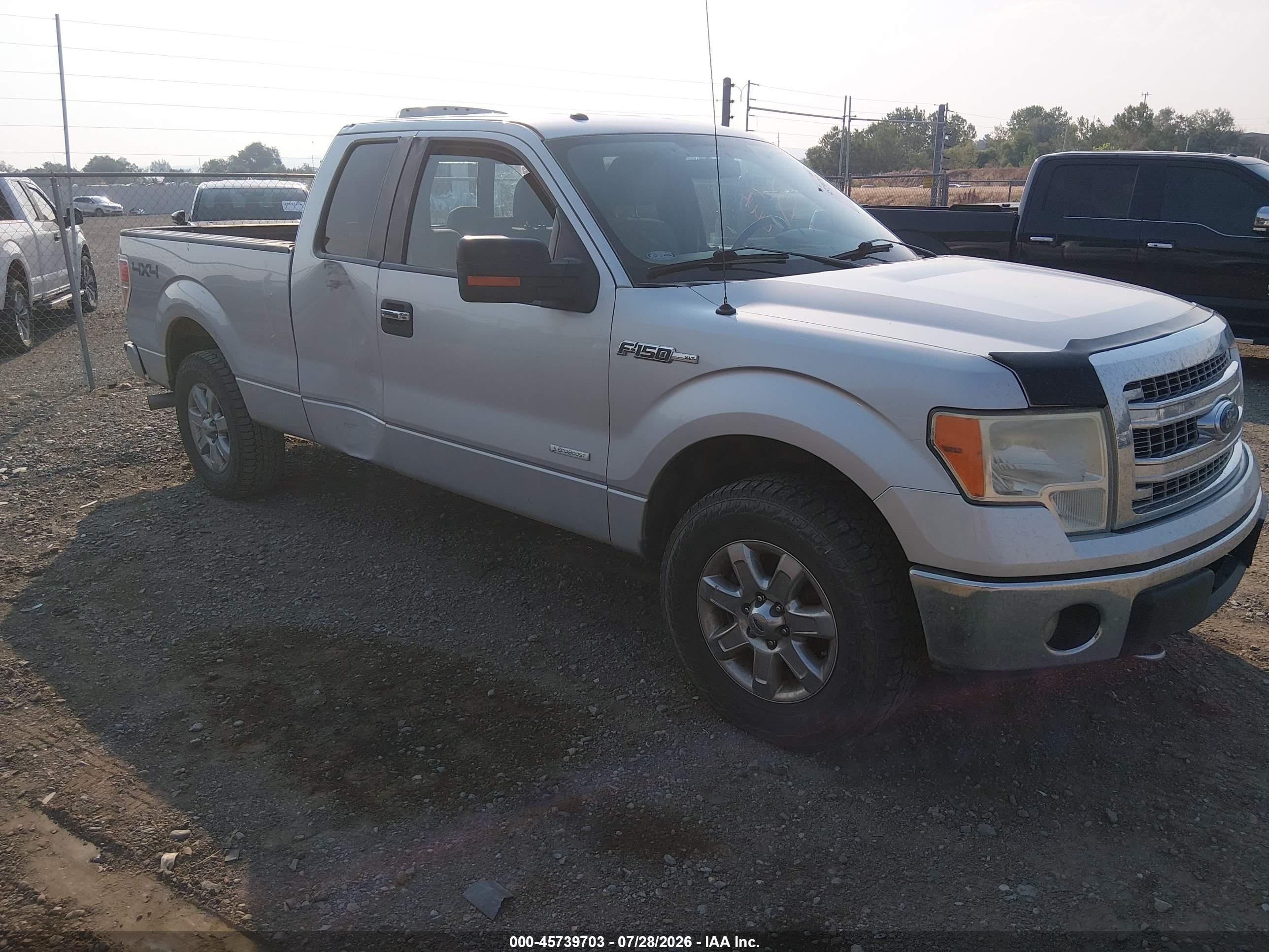2013 Ford F-150 Xlt Silver vin: 1FTFX1ET6DKG19694