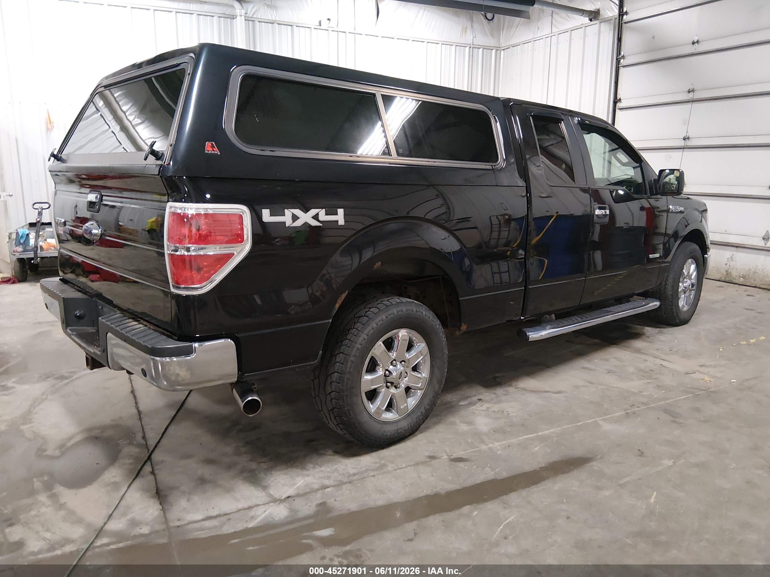 2014 Ford F-150 Xlt Black vin: 1FTFX1ET6EFB00610