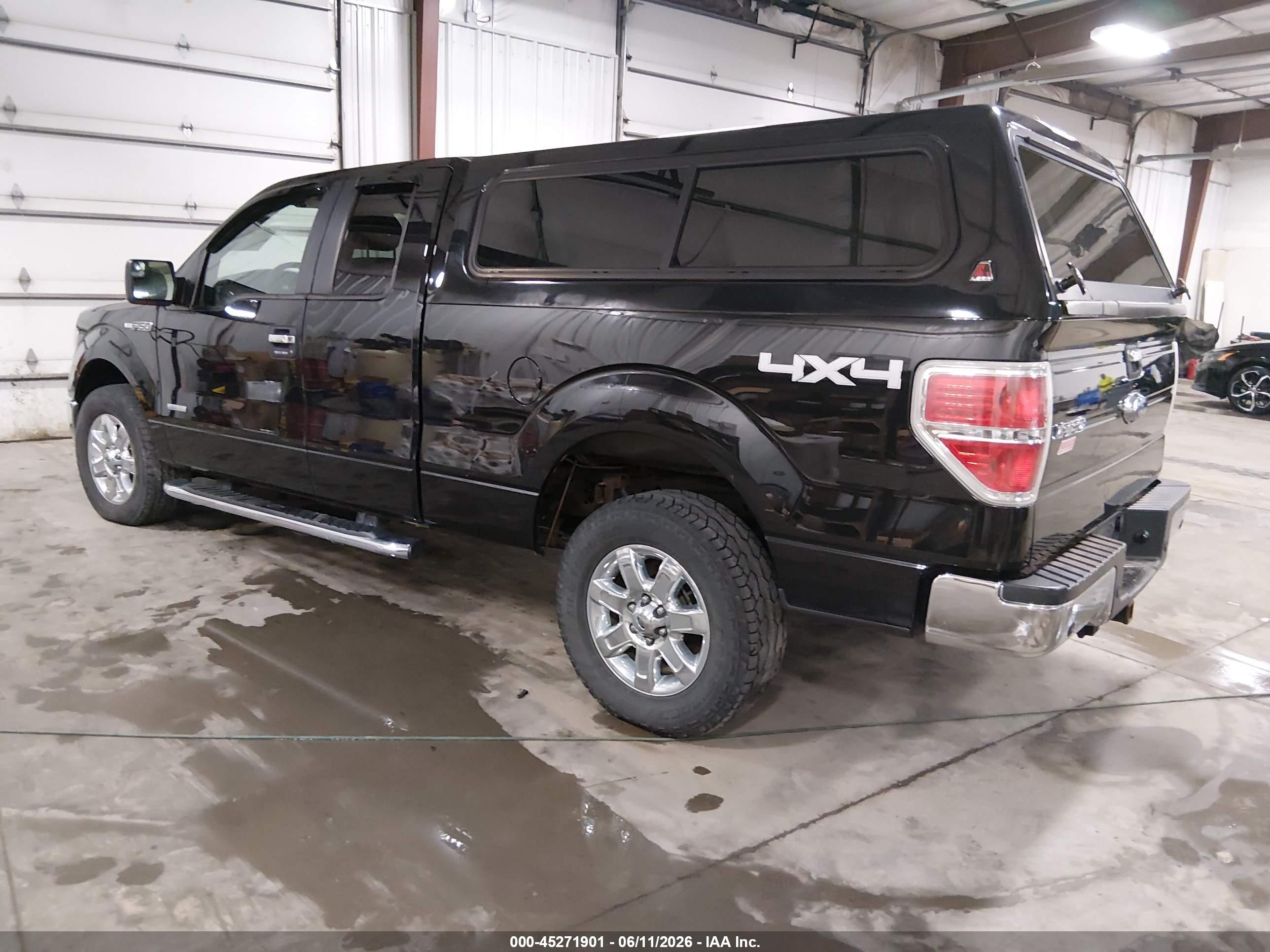 2014 Ford F-150 Xlt Black vin: 1FTFX1ET6EFB00610