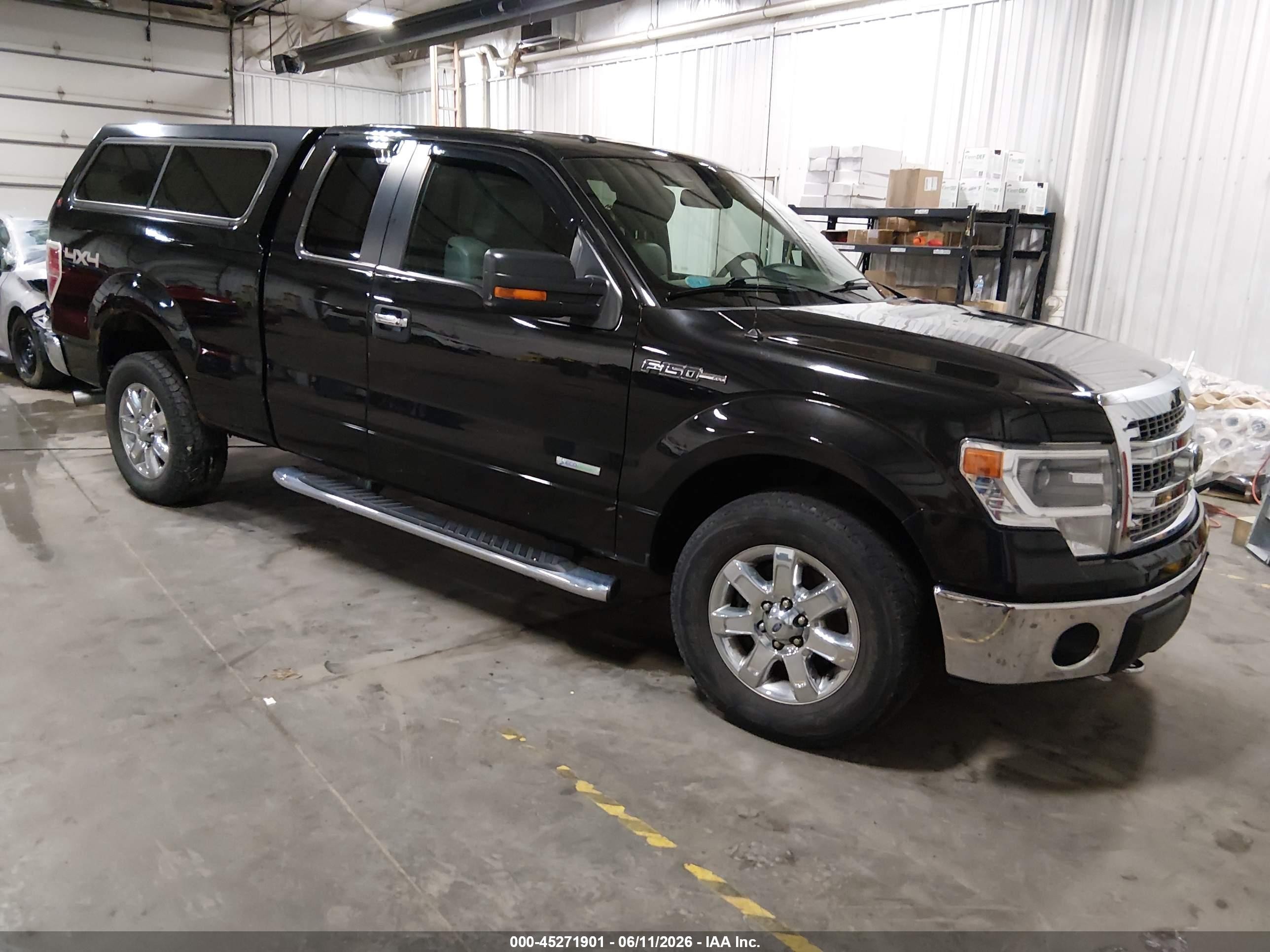 2014 Ford F-150 Xlt Black vin: 1FTFX1ET6EFB00610