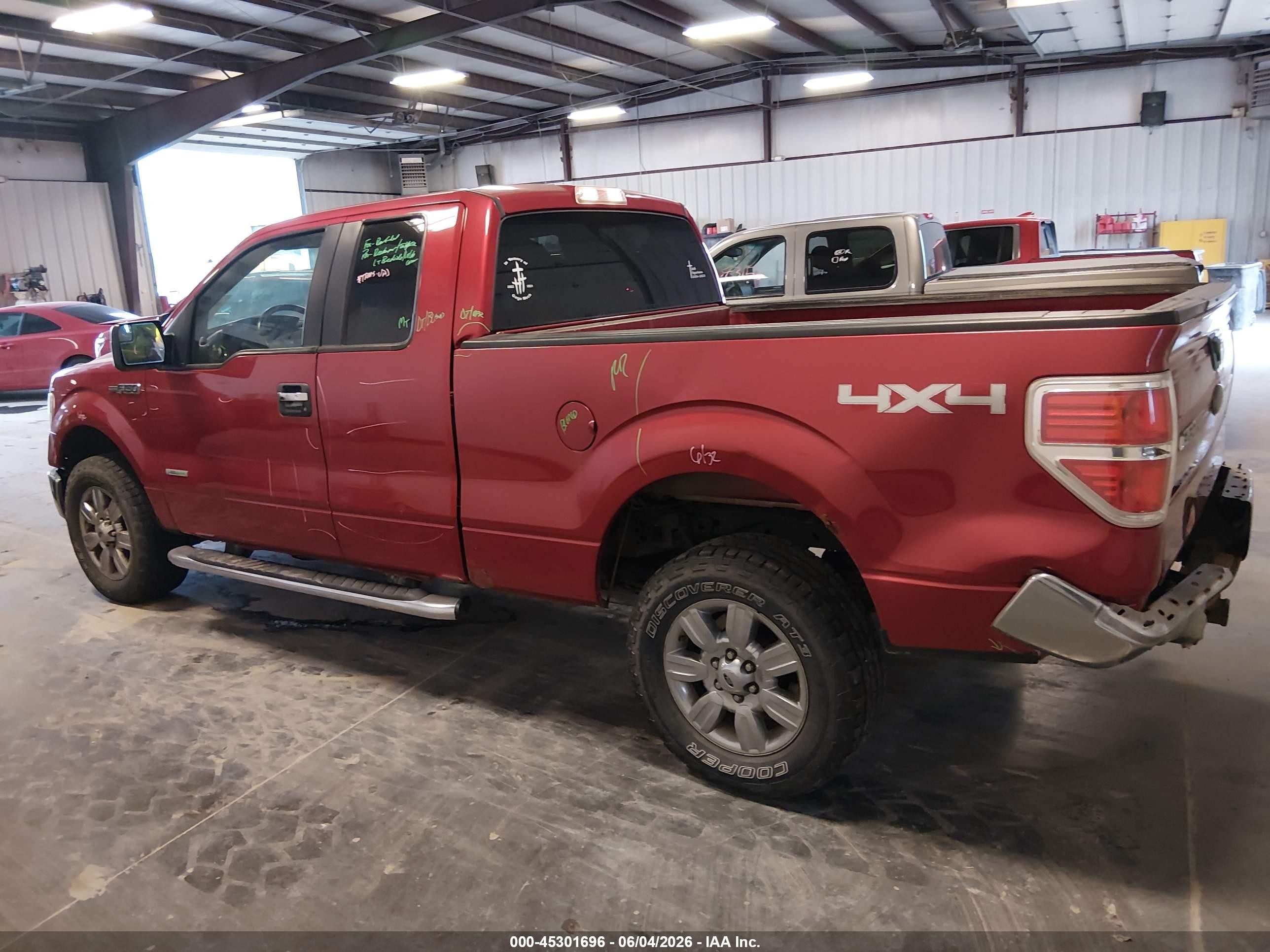 2011 Ford F-150 Xlt Красный vin: 1FTFX1ET7BFA94666