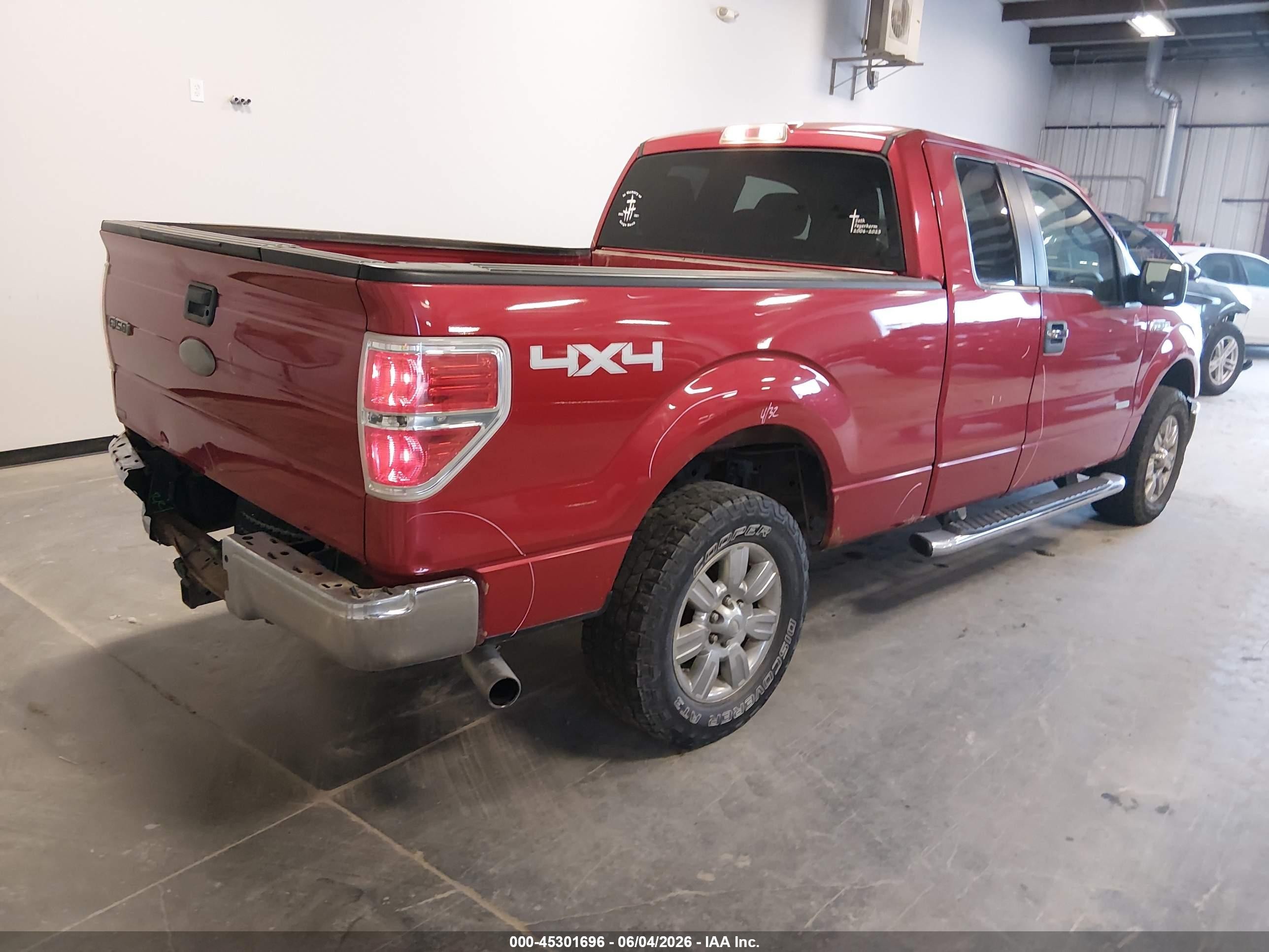 2011 Ford F-150 Xlt Красный vin: 1FTFX1ET7BFA94666