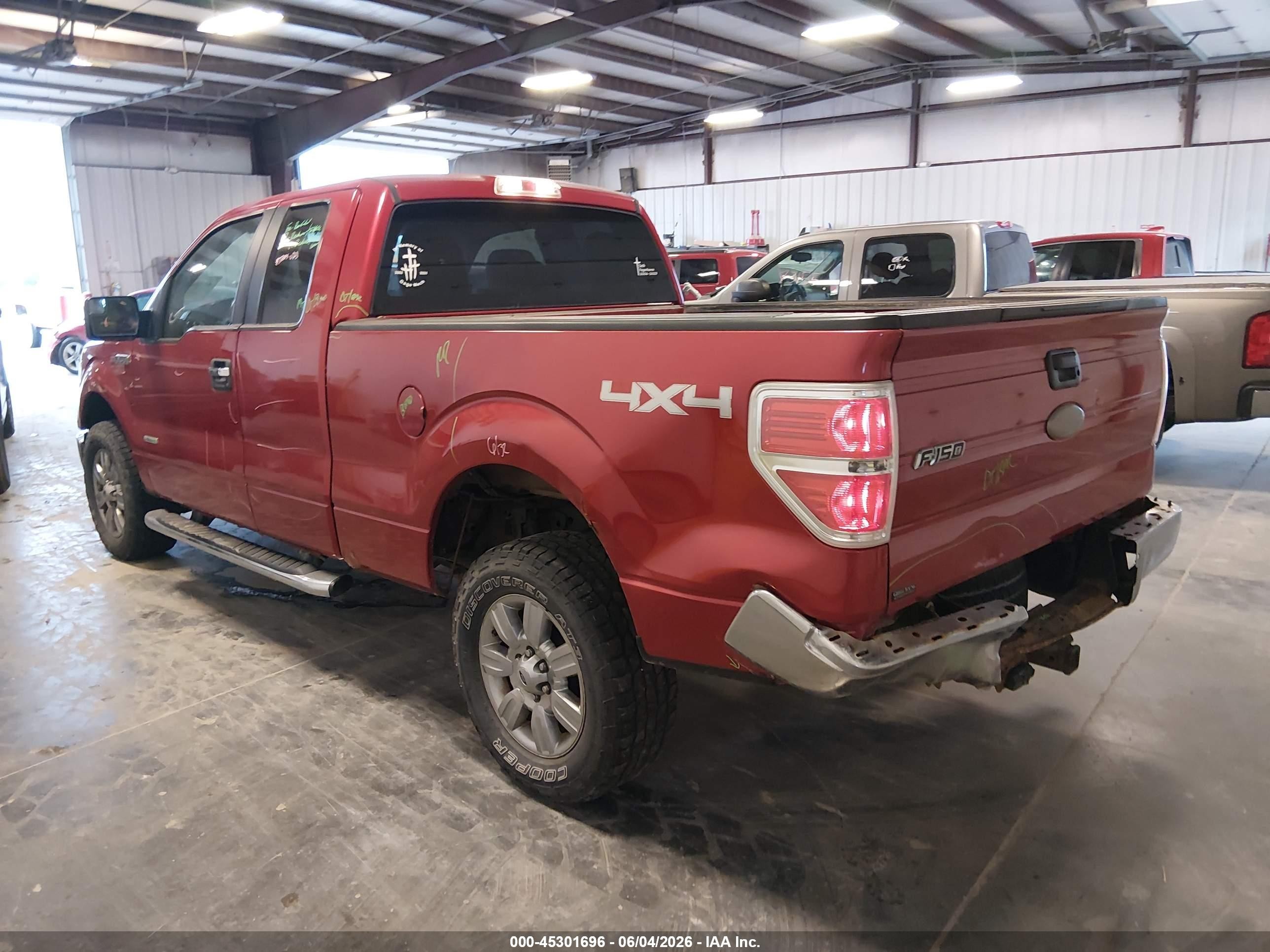 2011 Ford F-150 Xlt Красный vin: 1FTFX1ET7BFA94666