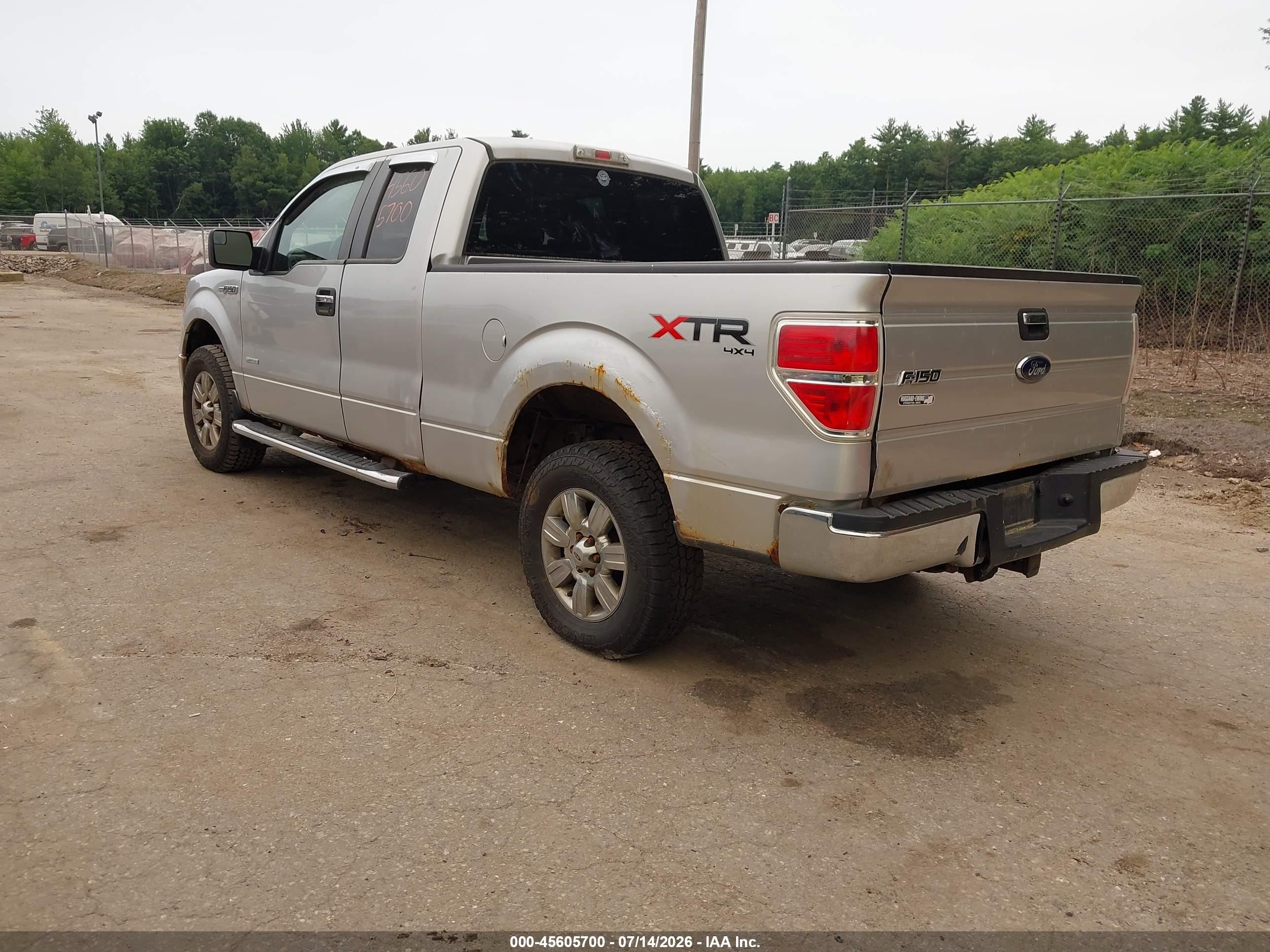 2011 Ford F-150 Xlt Silver vin: 1FTFX1ET7BFC41228