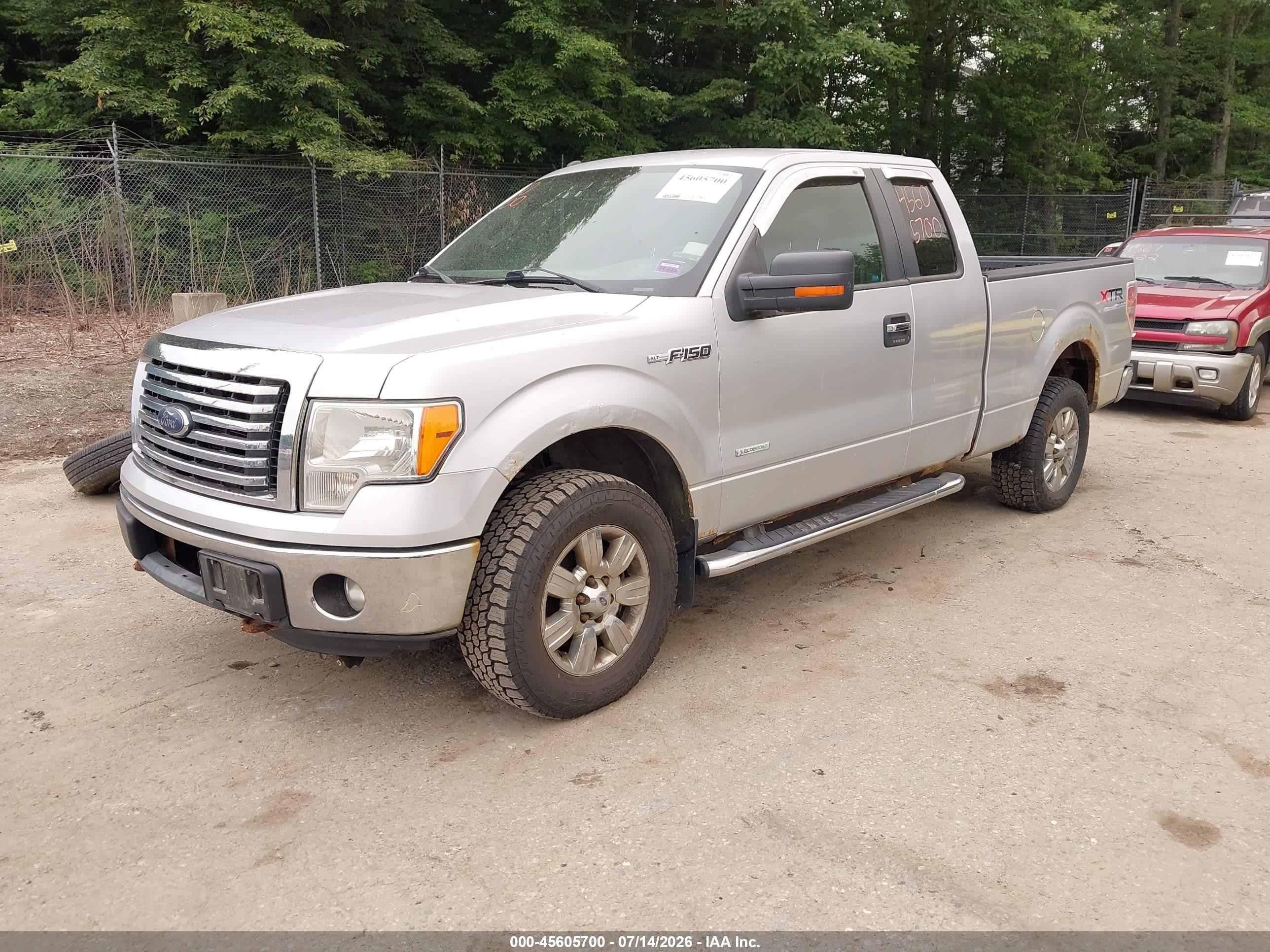 2011 Ford F-150 Xlt Silver vin: 1FTFX1ET7BFC41228
