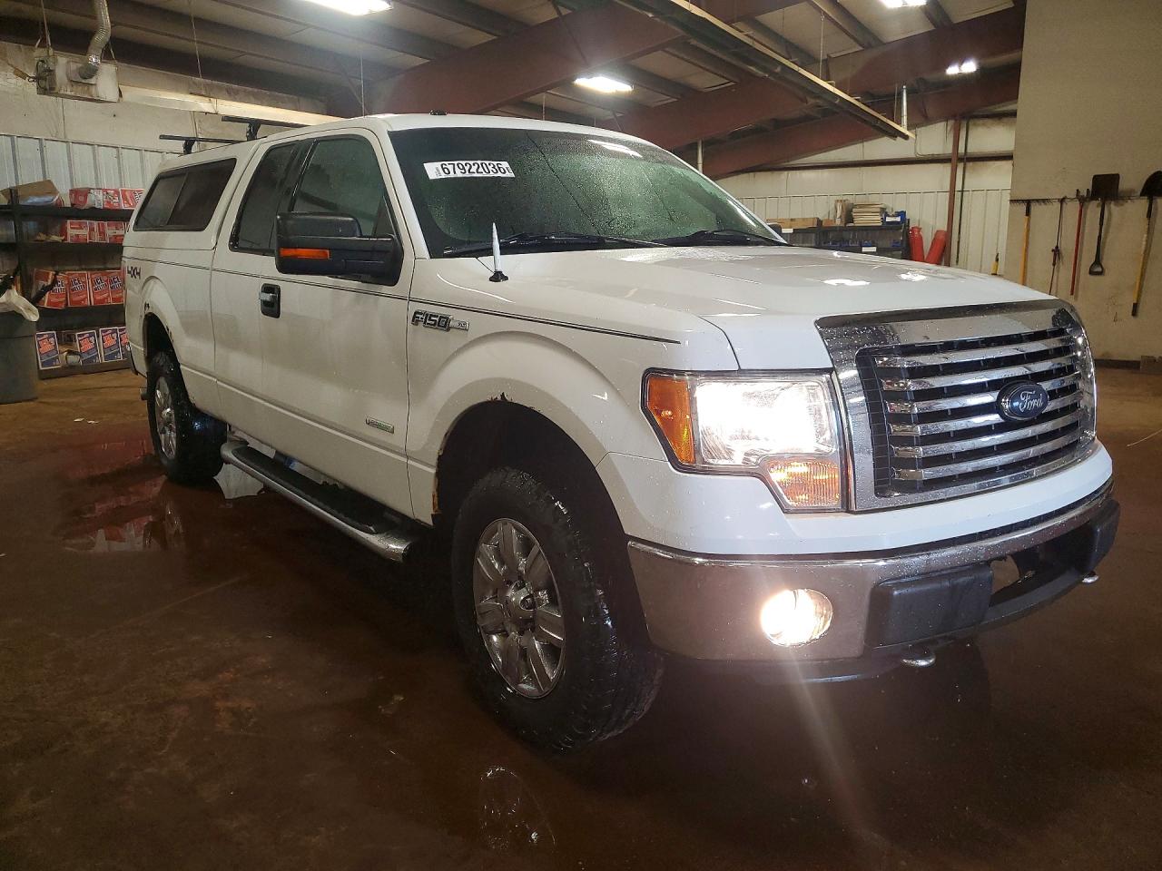 2012 Ford F150 Super Cab White vin: 1FTFX1ET7CFC32658