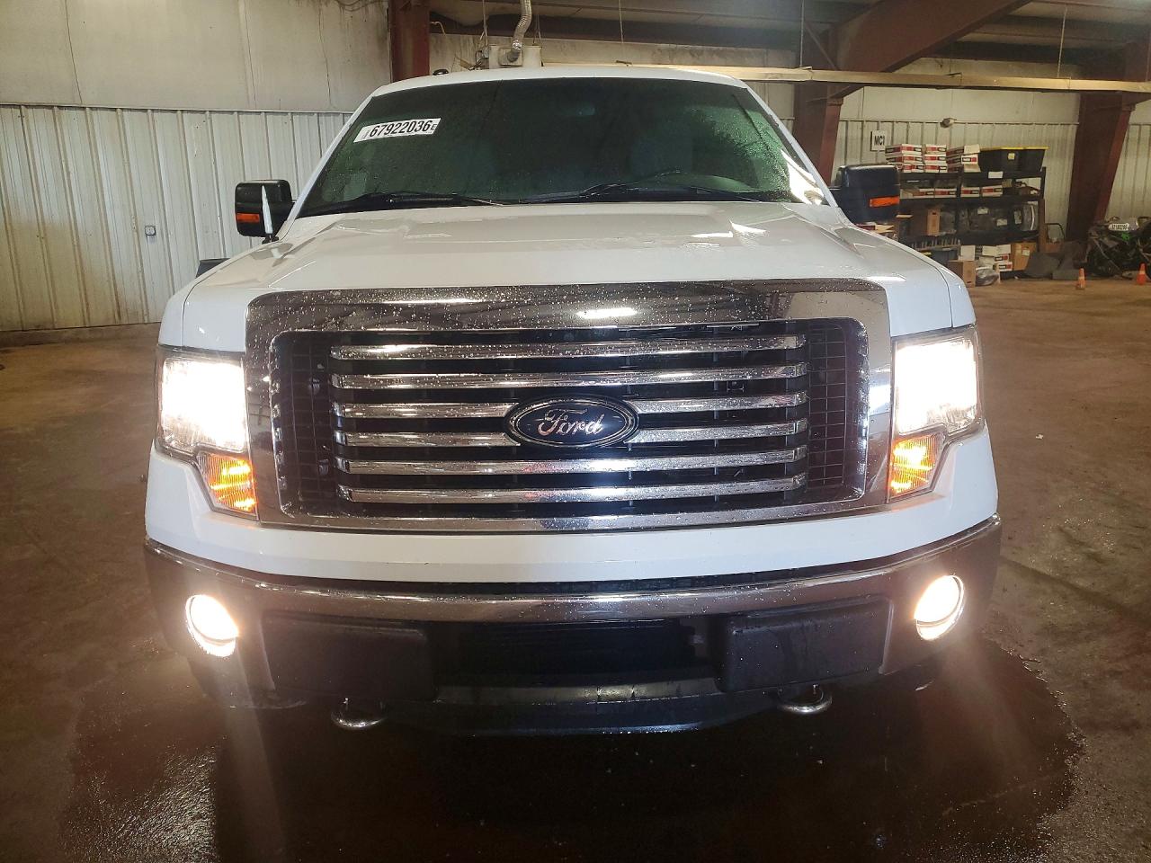 2012 Ford F150 Super Cab White vin: 1FTFX1ET7CFC32658