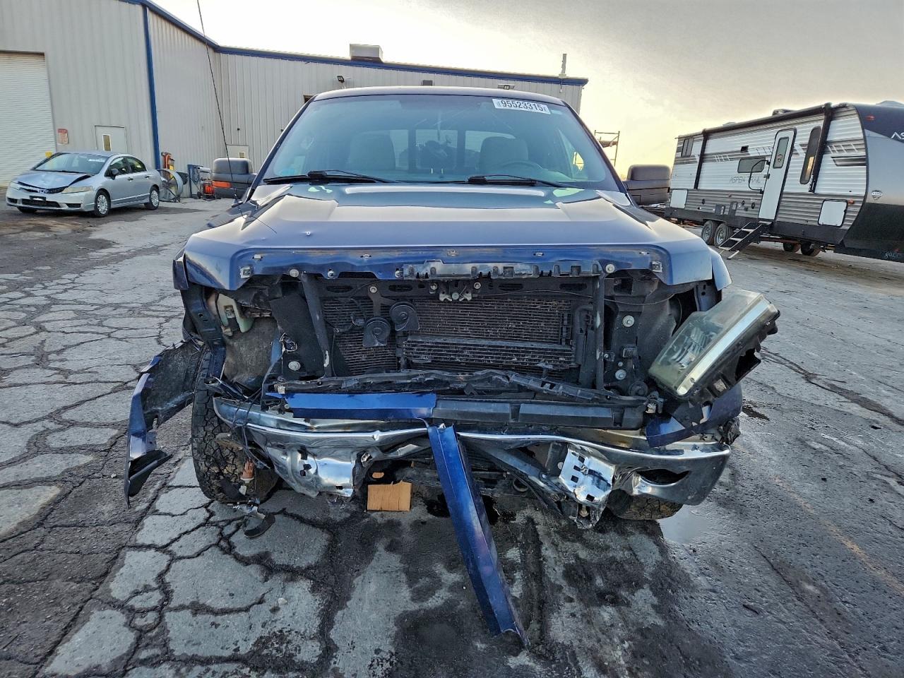 2012 Ford F150 Super Cab Blue vin: 1FTFX1ET7CFC41019