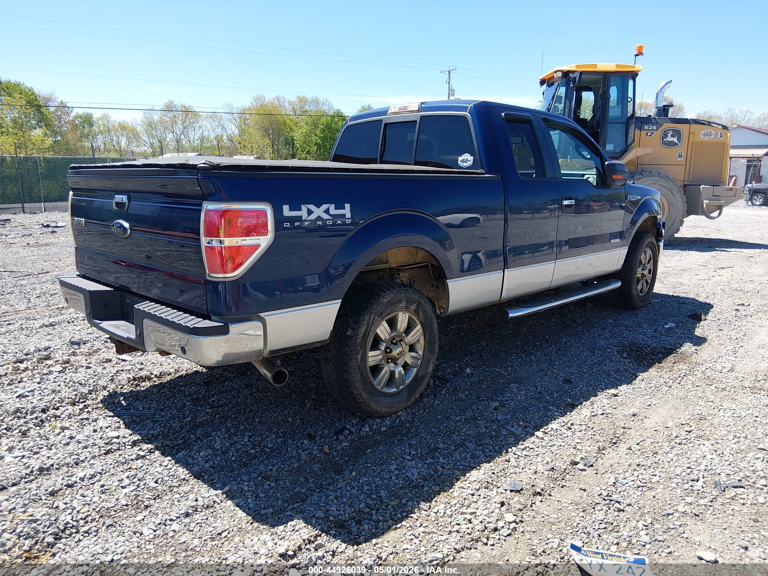 2012 Ford F-150 Xlt Blue vin: 1FTFX1ET7CFC73159