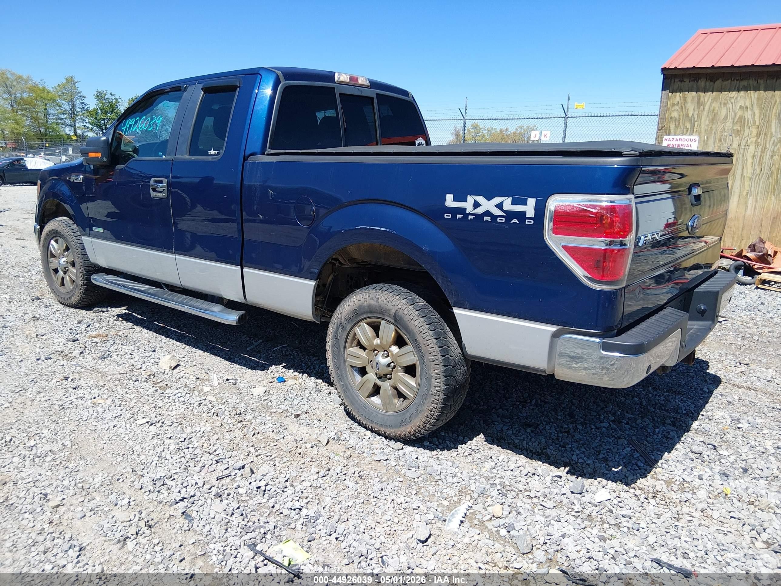 2012 Ford F-150 Xlt Blue vin: 1FTFX1ET7CFC73159