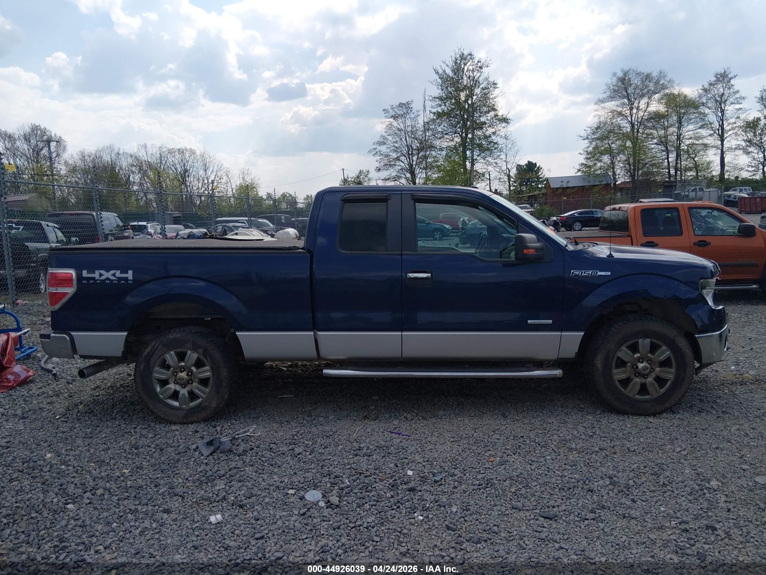 2012 Ford F-150 Xlt Blue vin: 1FTFX1ET7CFC73159