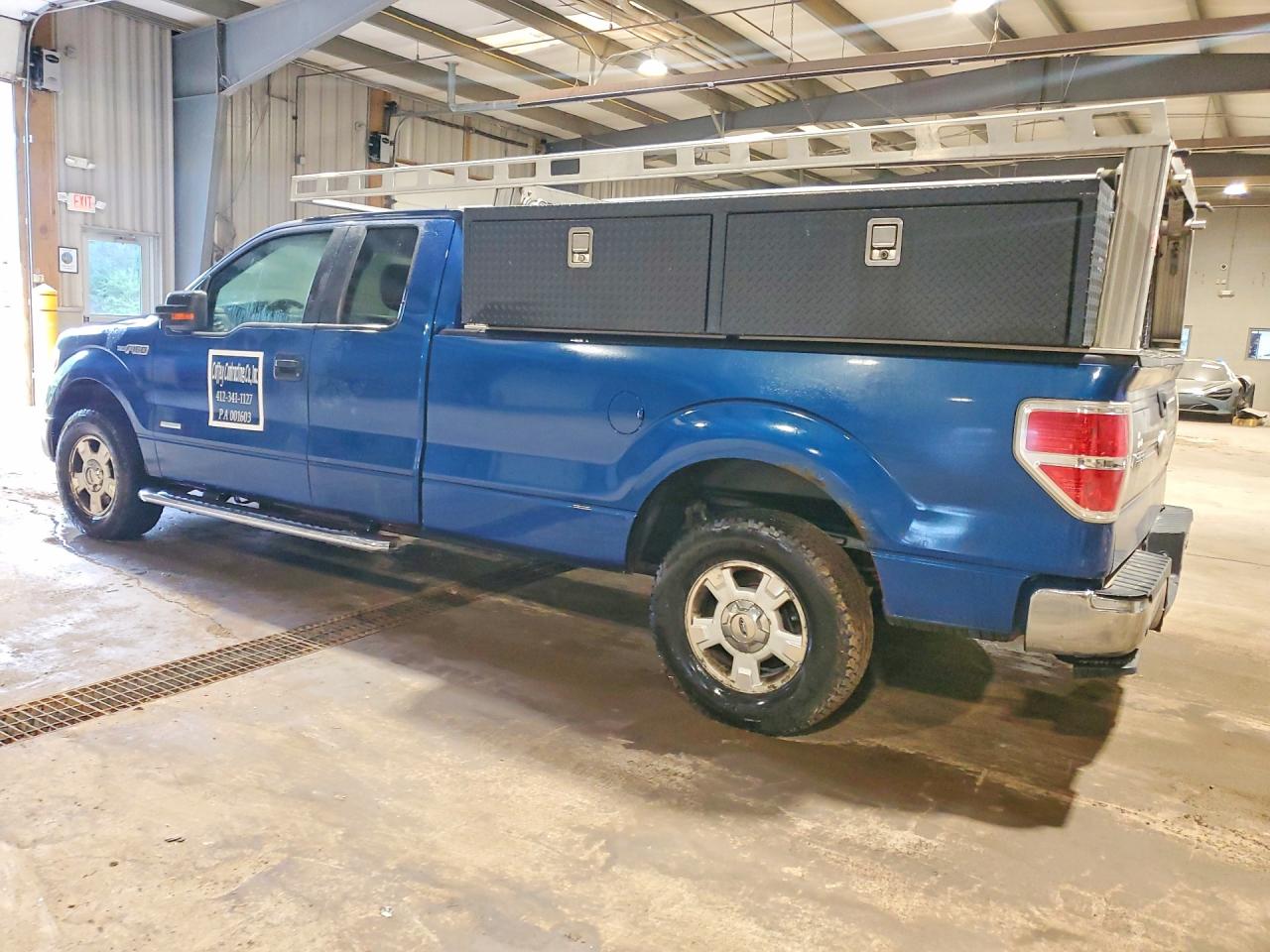 2012 Ford F150 Super Cab Blue vin: 1FTFX1ET7CKD67727