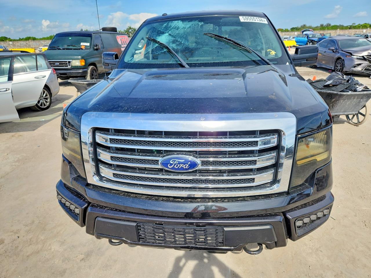 2013 Ford F150 Super Cab Black vin: 1FTFX1ET7DKF76502