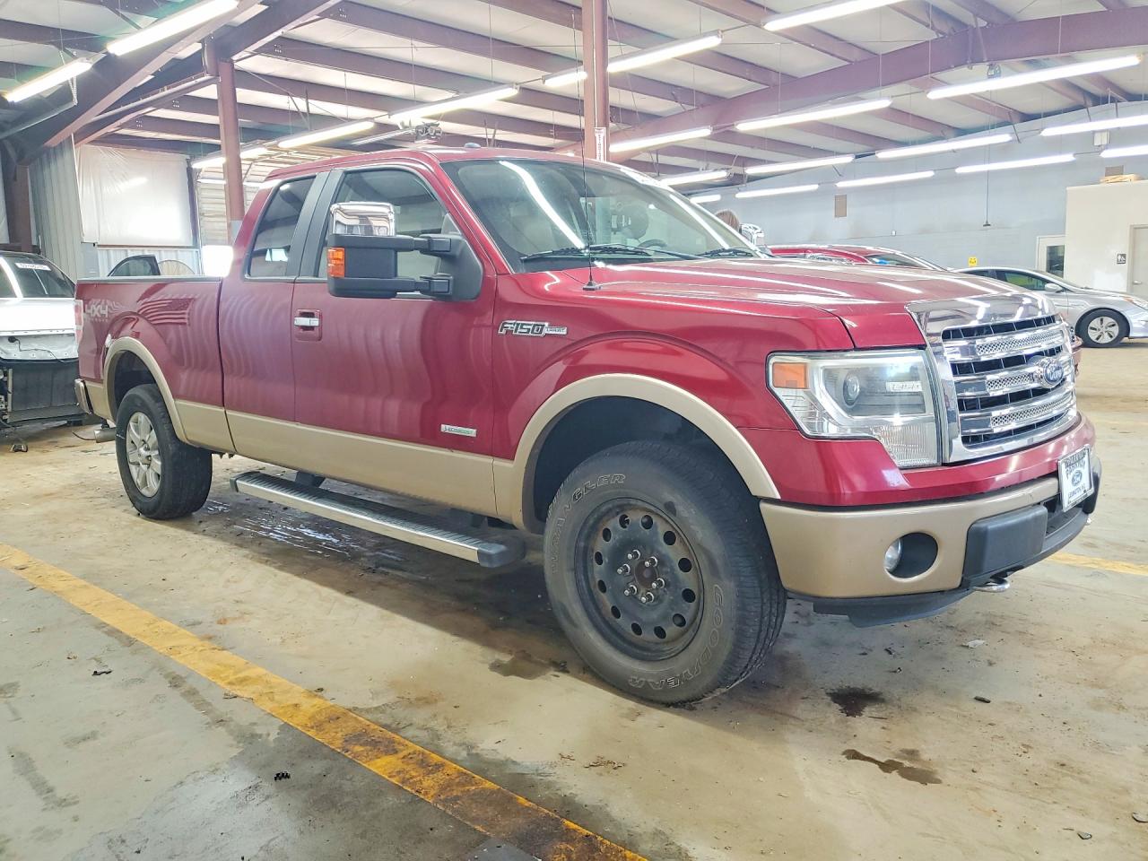 2014 Ford F150 Super Cab Темно-бордовый vin: 1FTFX1ET7EKD41891