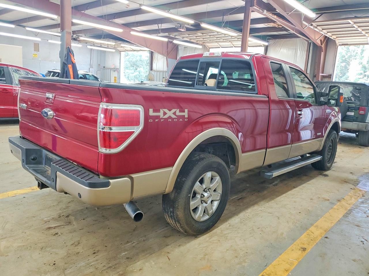 2014 Ford F150 Super Cab Темно-бордовый vin: 1FTFX1ET7EKD41891