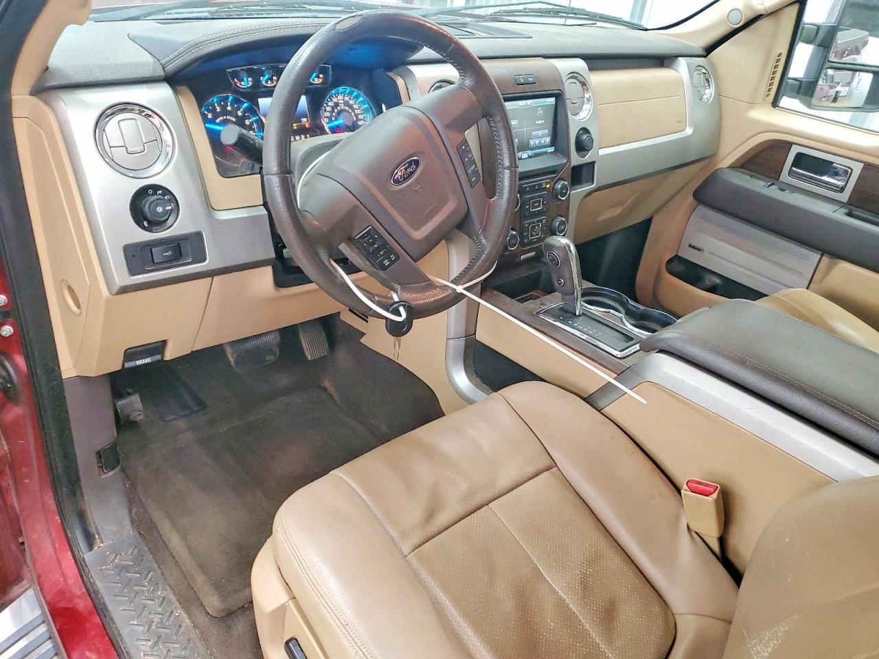 2014 Ford F150 Super Cab Темно-бордовый vin: 1FTFX1ET7EKD41891