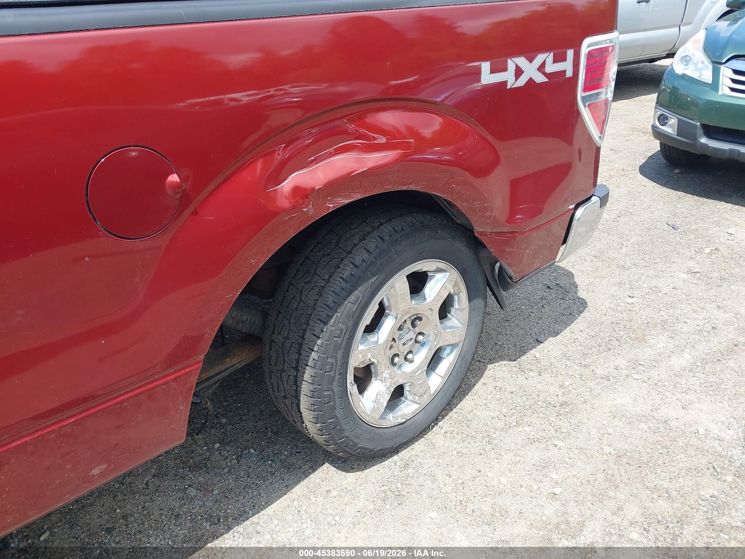 2014 Ford F-150 Xlt Red vin: 1FTFX1ET7EKF13675