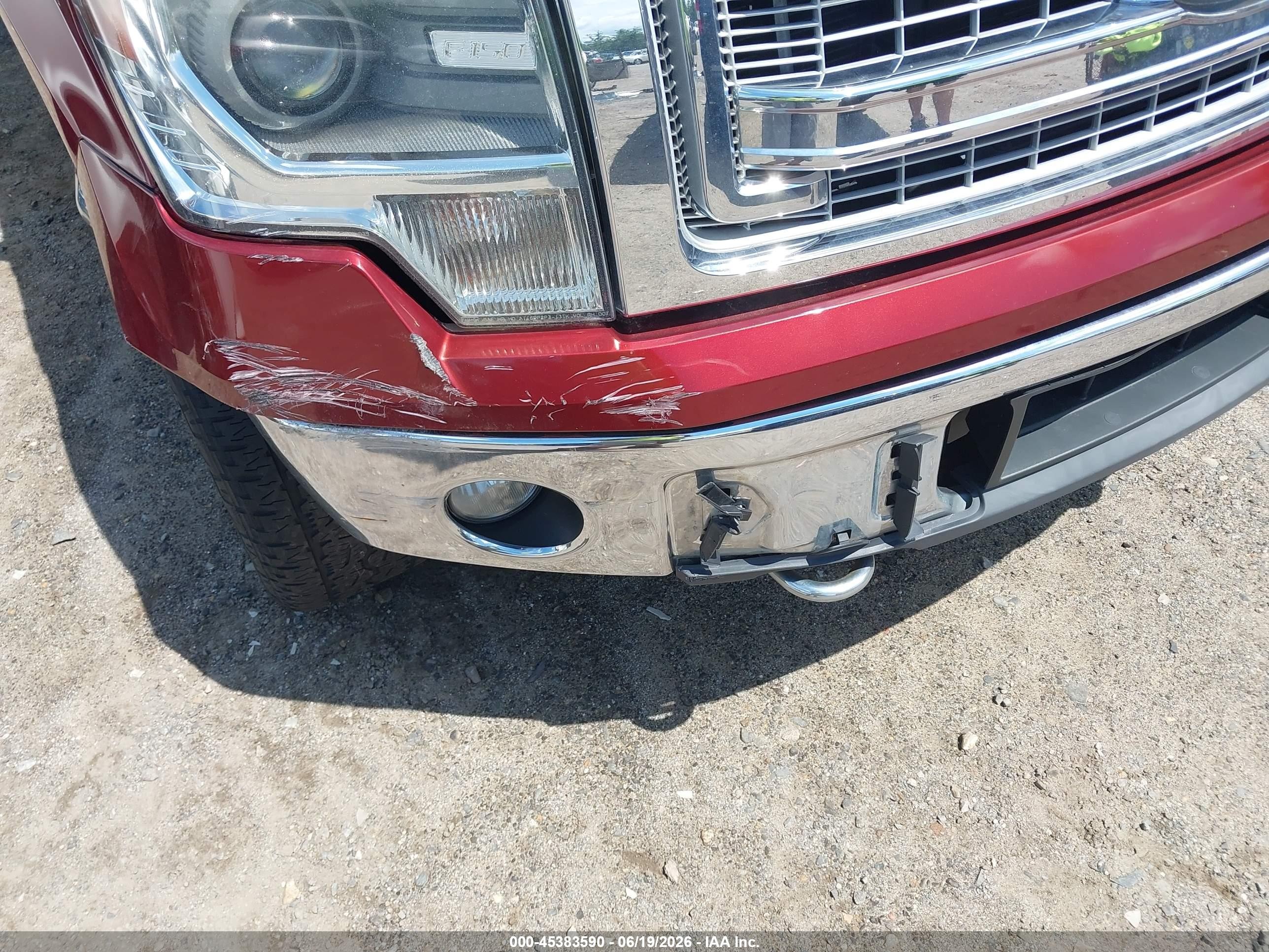 2014 Ford F-150 Xlt Red vin: 1FTFX1ET7EKF13675