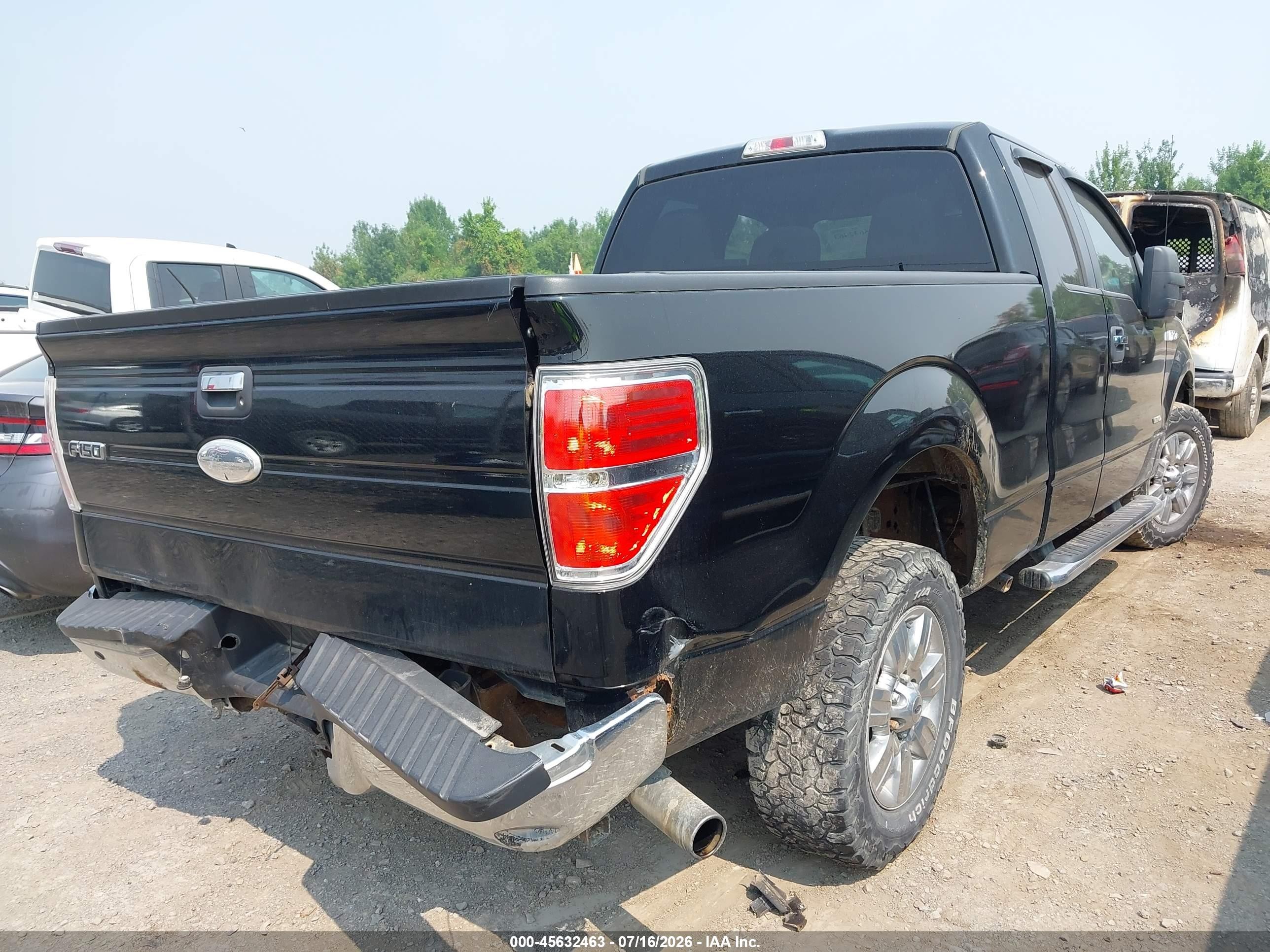 2011 Ford F-150 Xlt Black vin: 1FTFX1ET8BFD05440