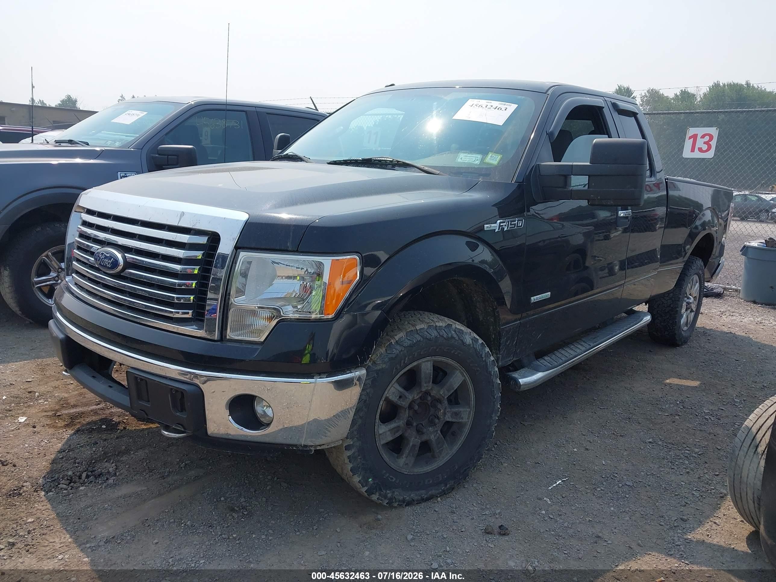 2011 Ford F-150 Xlt Black vin: 1FTFX1ET8BFD05440