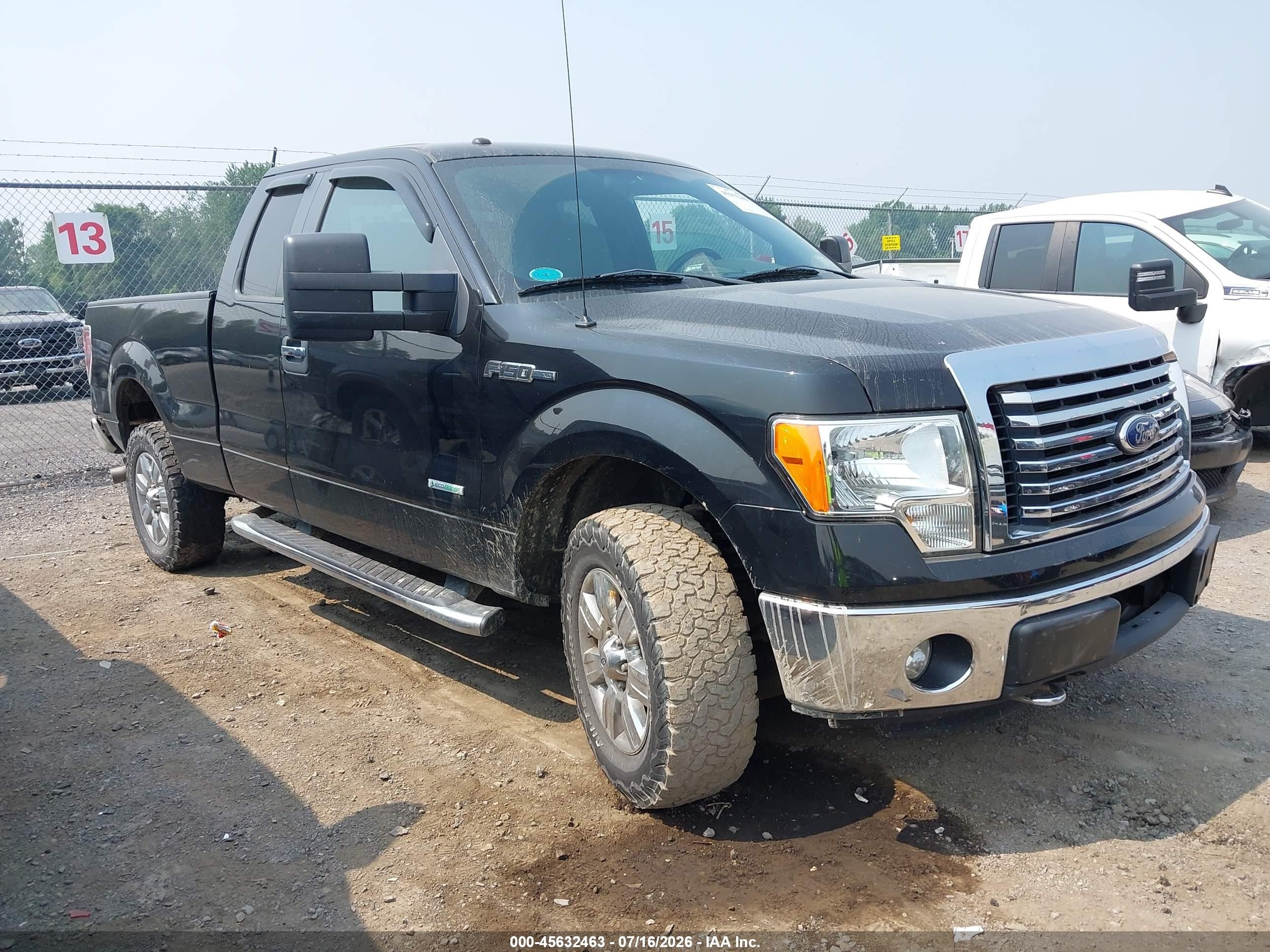 2011 Ford F-150 Xlt Black vin: 1FTFX1ET8BFD05440