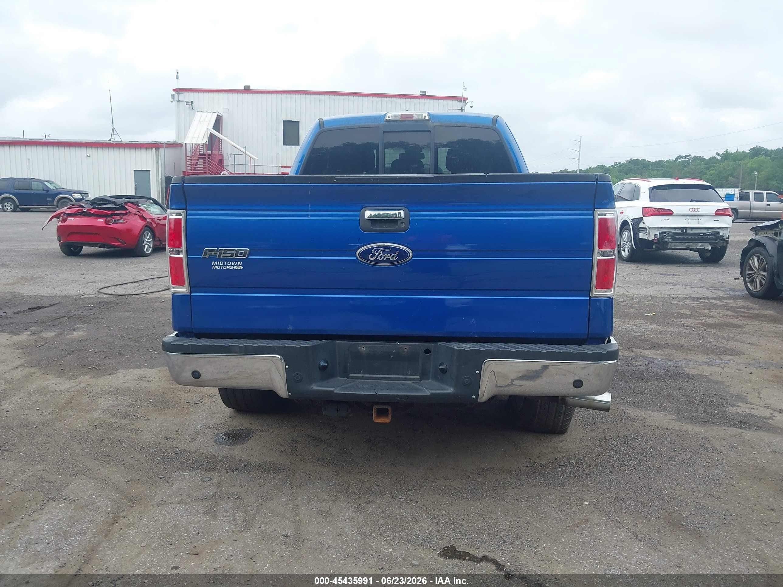 2011 Ford F-150   Blue vin: 1FTFX1ET8BKD62048