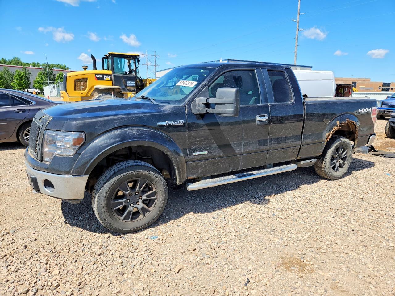 2012 Ford F150 Super Cab Black vin: 1FTFX1ET8CFA82320