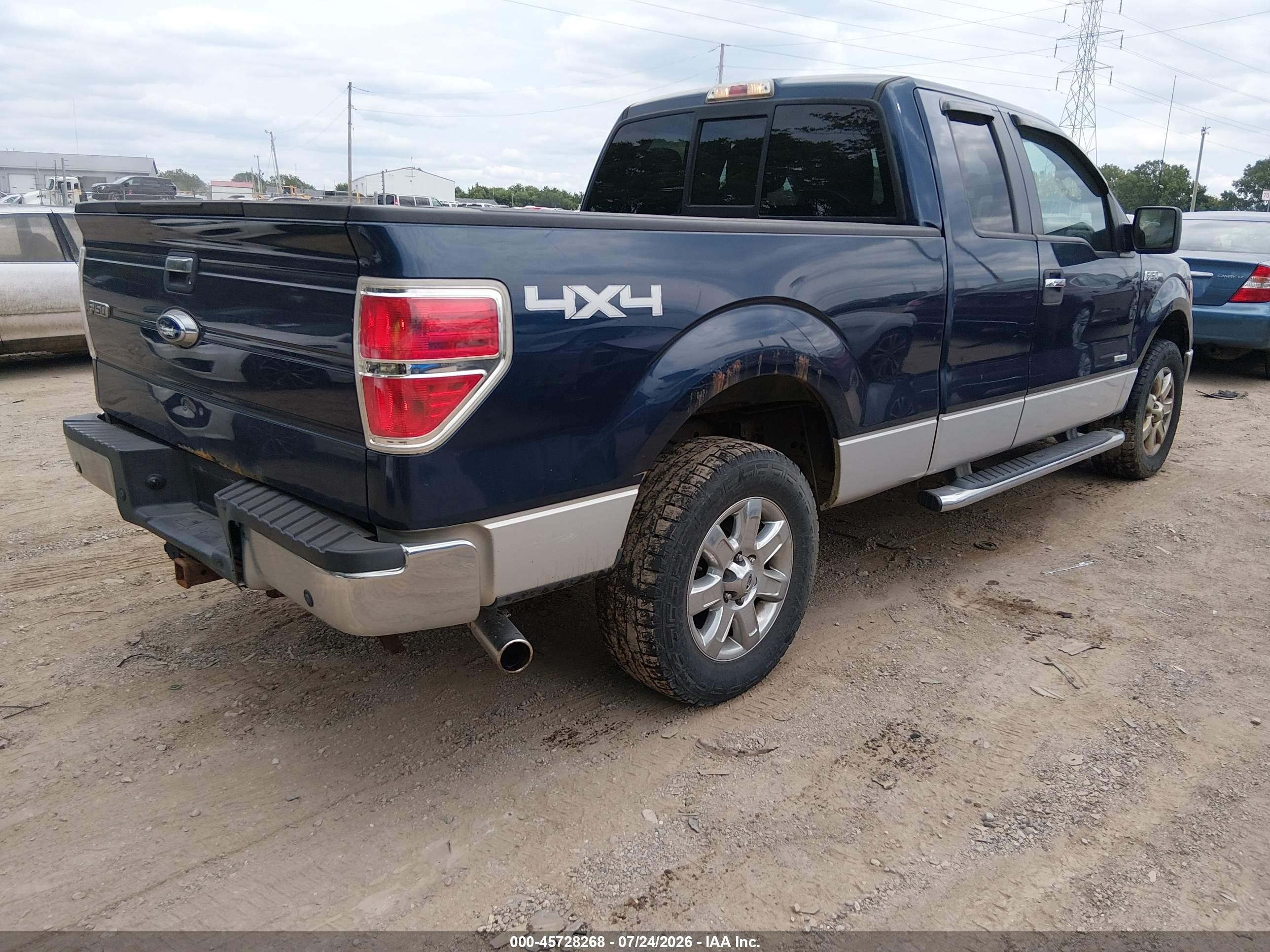 2013 Ford F-150 Xlt Dark Blue vin: 1FTFX1ET8DFA28484