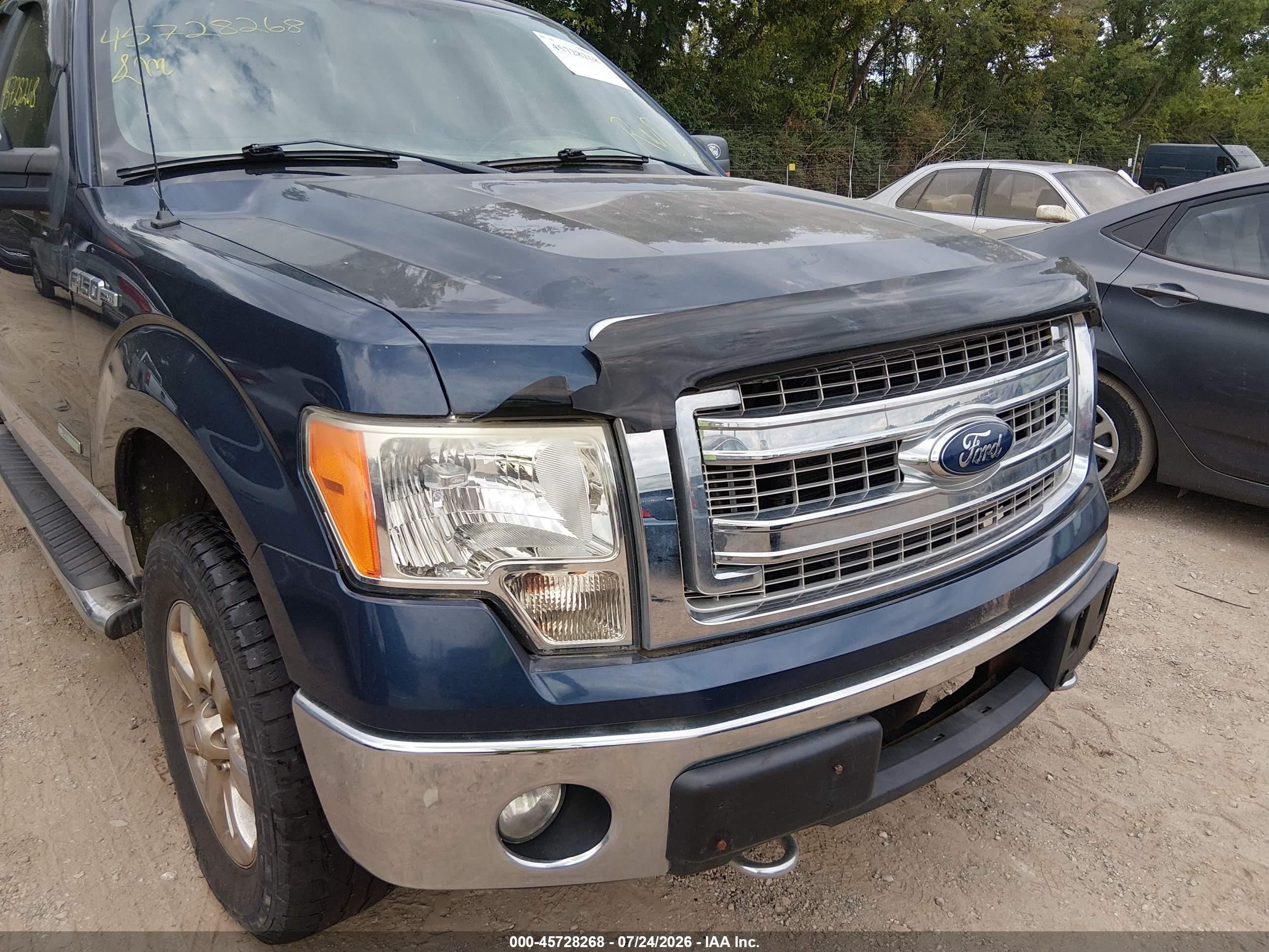 2013 Ford F-150 Xlt Dark Blue vin: 1FTFX1ET8DFA28484