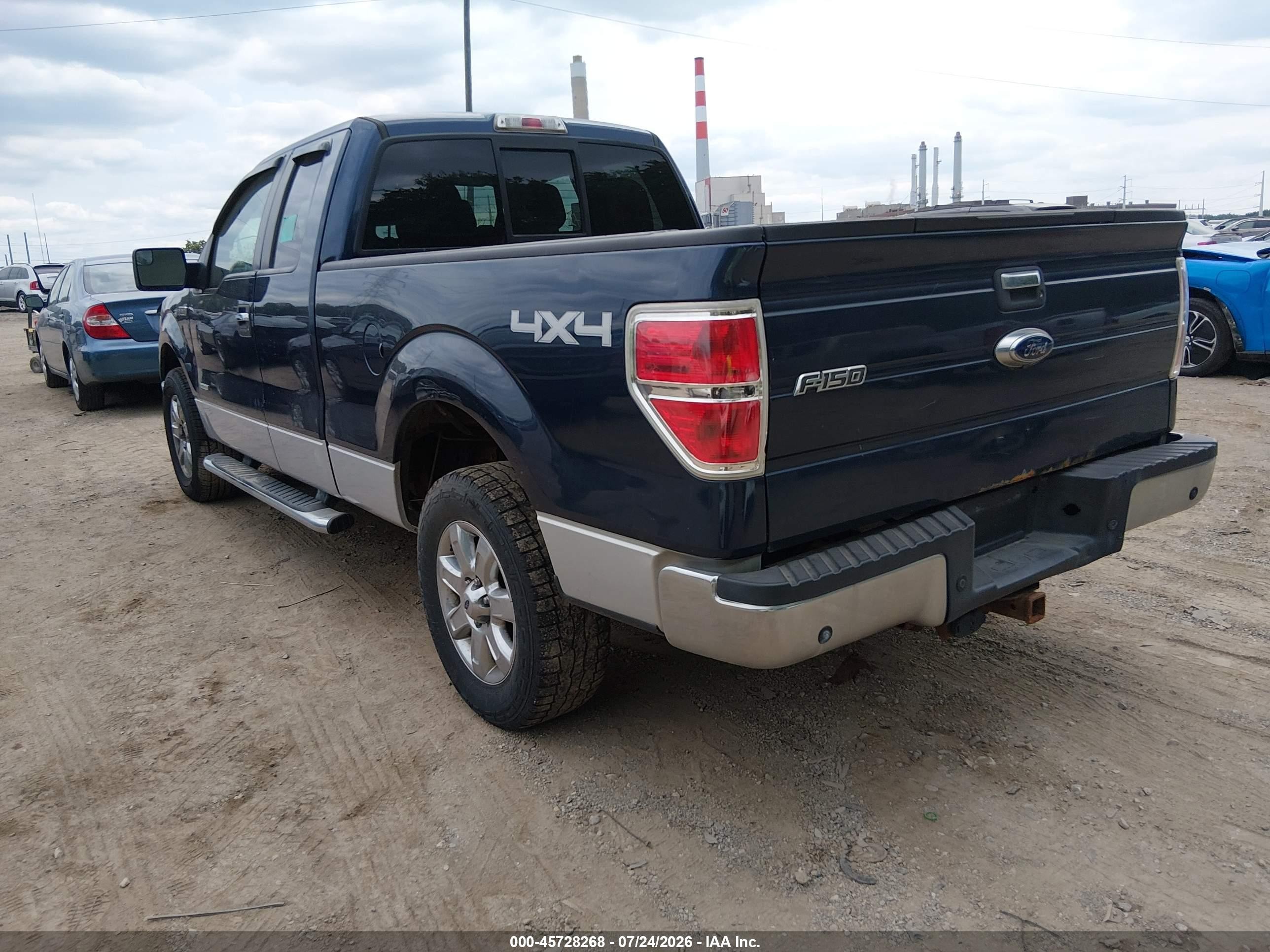 2013 Ford F-150 Xlt Dark Blue vin: 1FTFX1ET8DFA28484