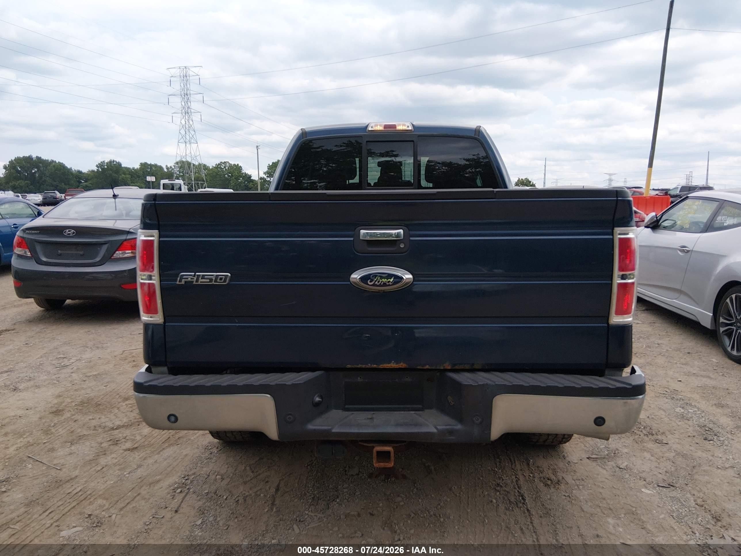 2013 Ford F-150 Xlt Dark Blue vin: 1FTFX1ET8DFA28484