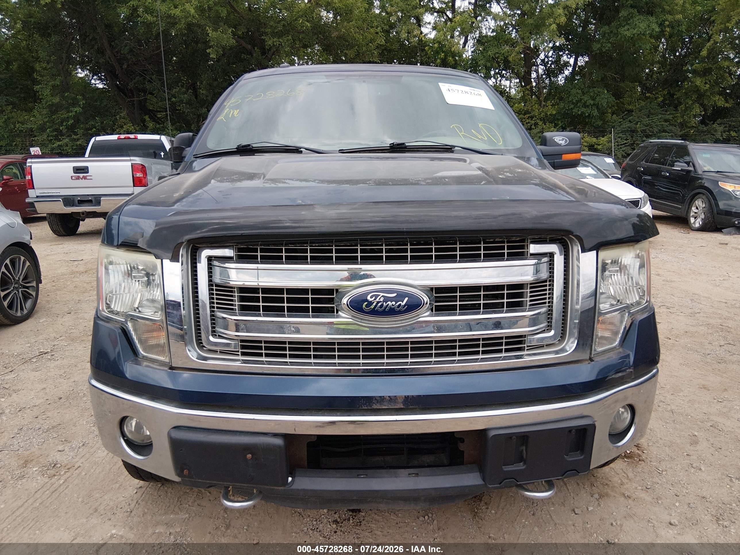 2013 Ford F-150 Xlt Dark Blue vin: 1FTFX1ET8DFA28484