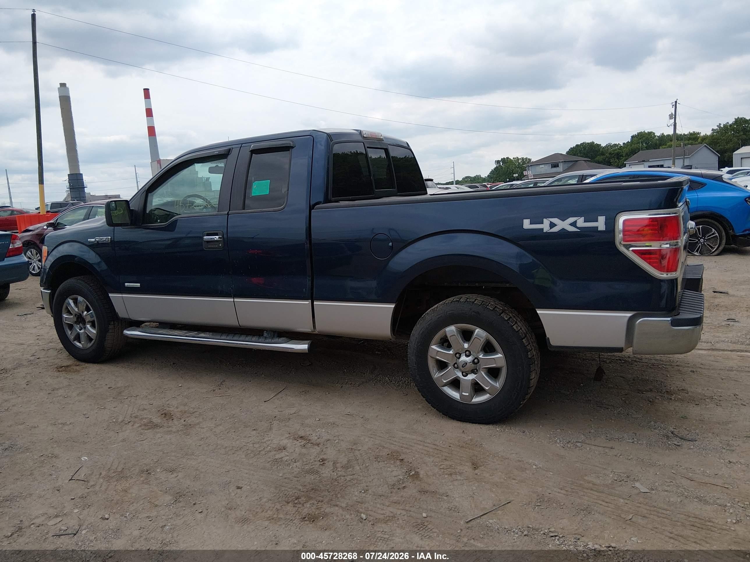 2013 Ford F-150 Xlt Dark Blue vin: 1FTFX1ET8DFA28484
