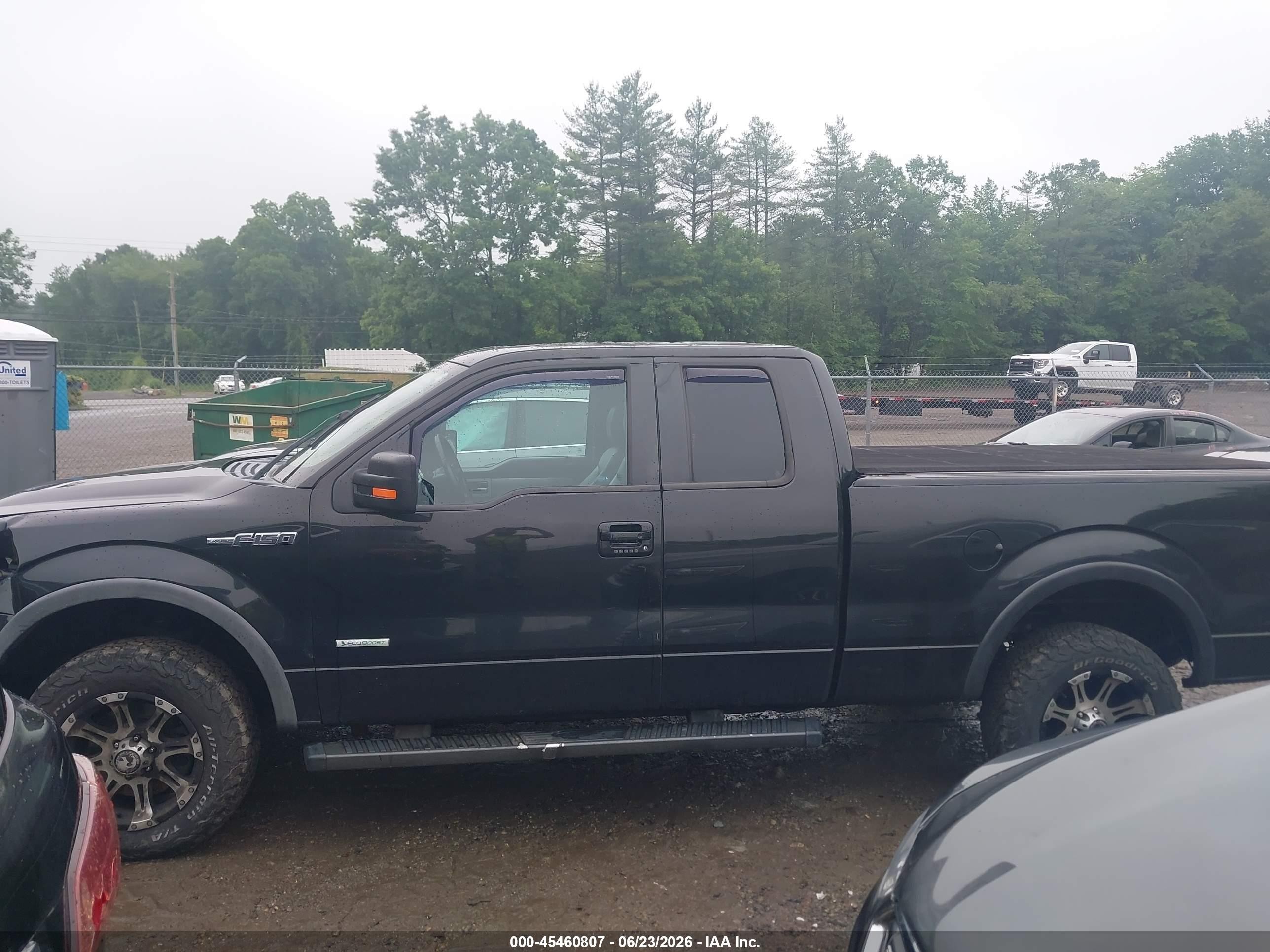 2014 Ford F-150 Fx4/lariat/xl/xlt Black vin: 1FTFX1ET8EFA53869