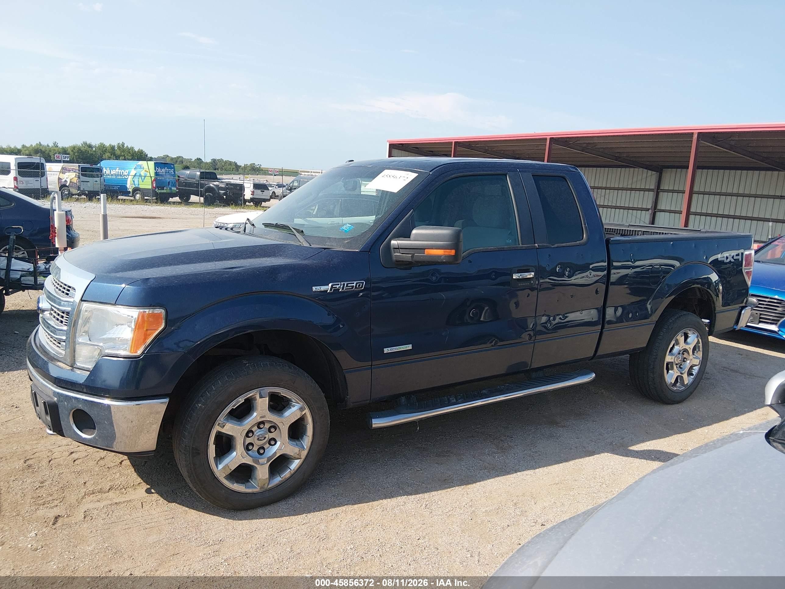 2014 Ford F-150 Xlt Blue vin: 1FTFX1ET8EFB29896