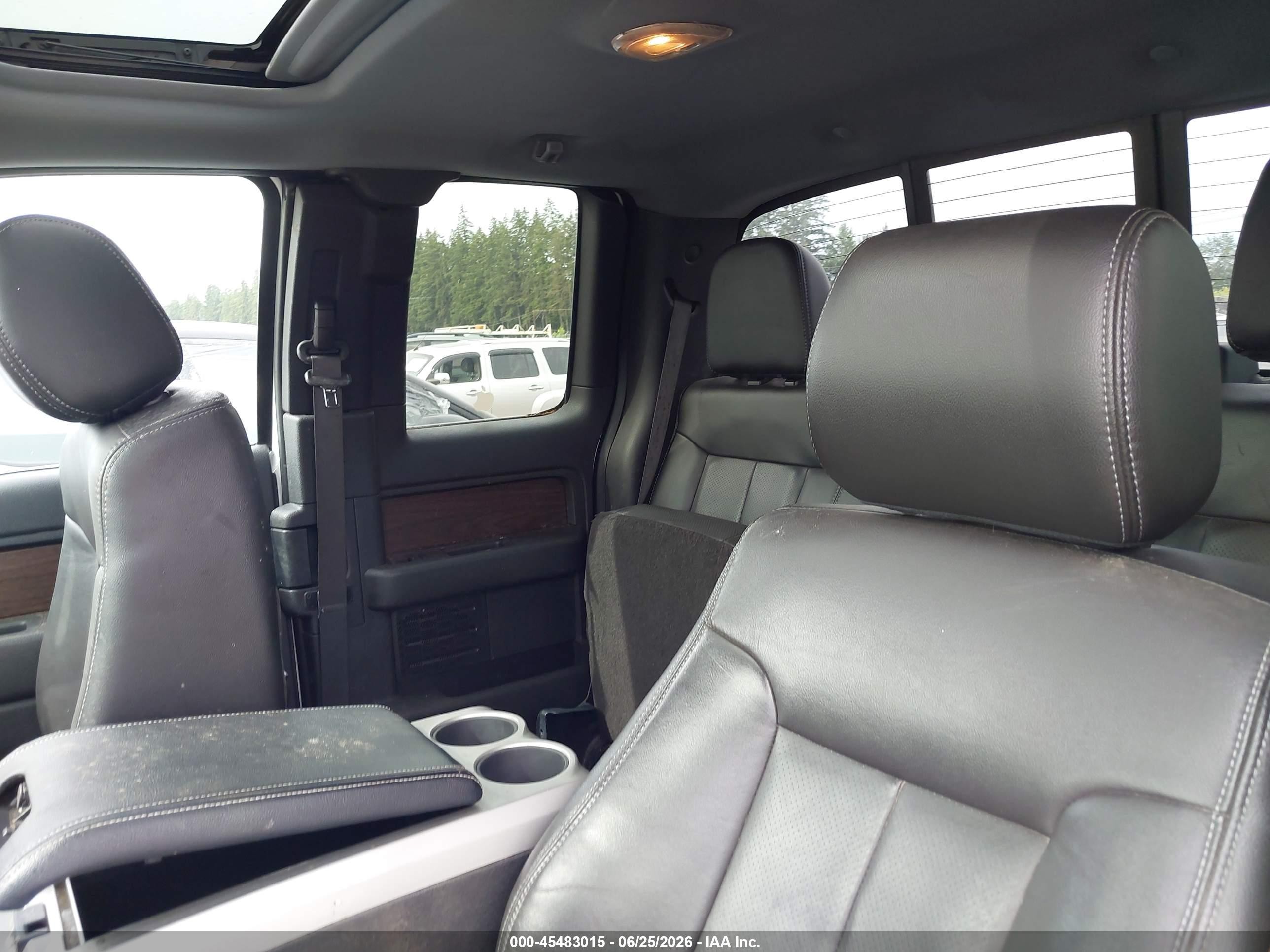 2014 Ford F-150 Lariat White vin: 1FTFX1ET8EFB31938