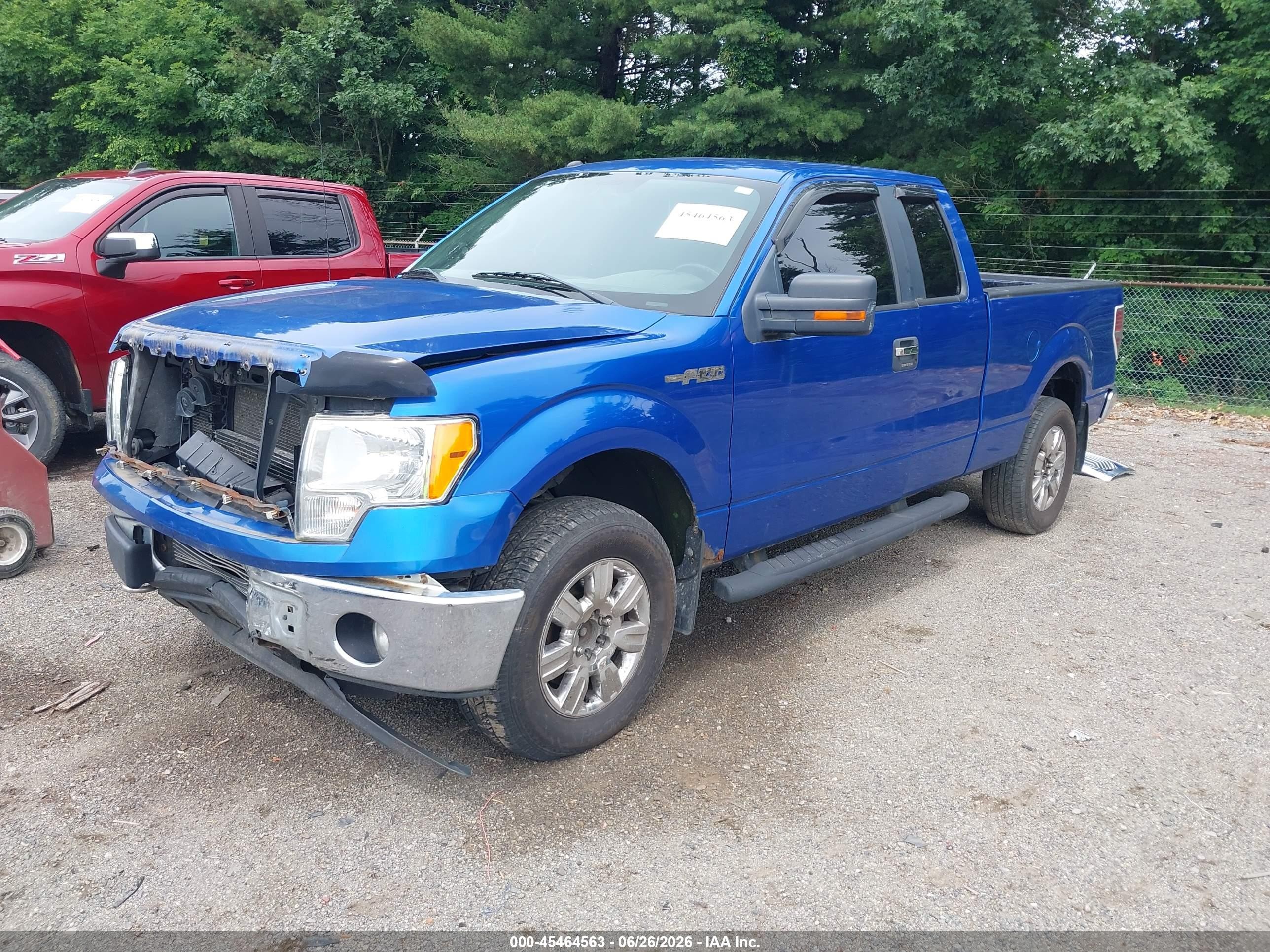 2012 Ford F-150 Fx4/lariat/xl/xlt Blue vin: 1FTFX1ET9CFA37385