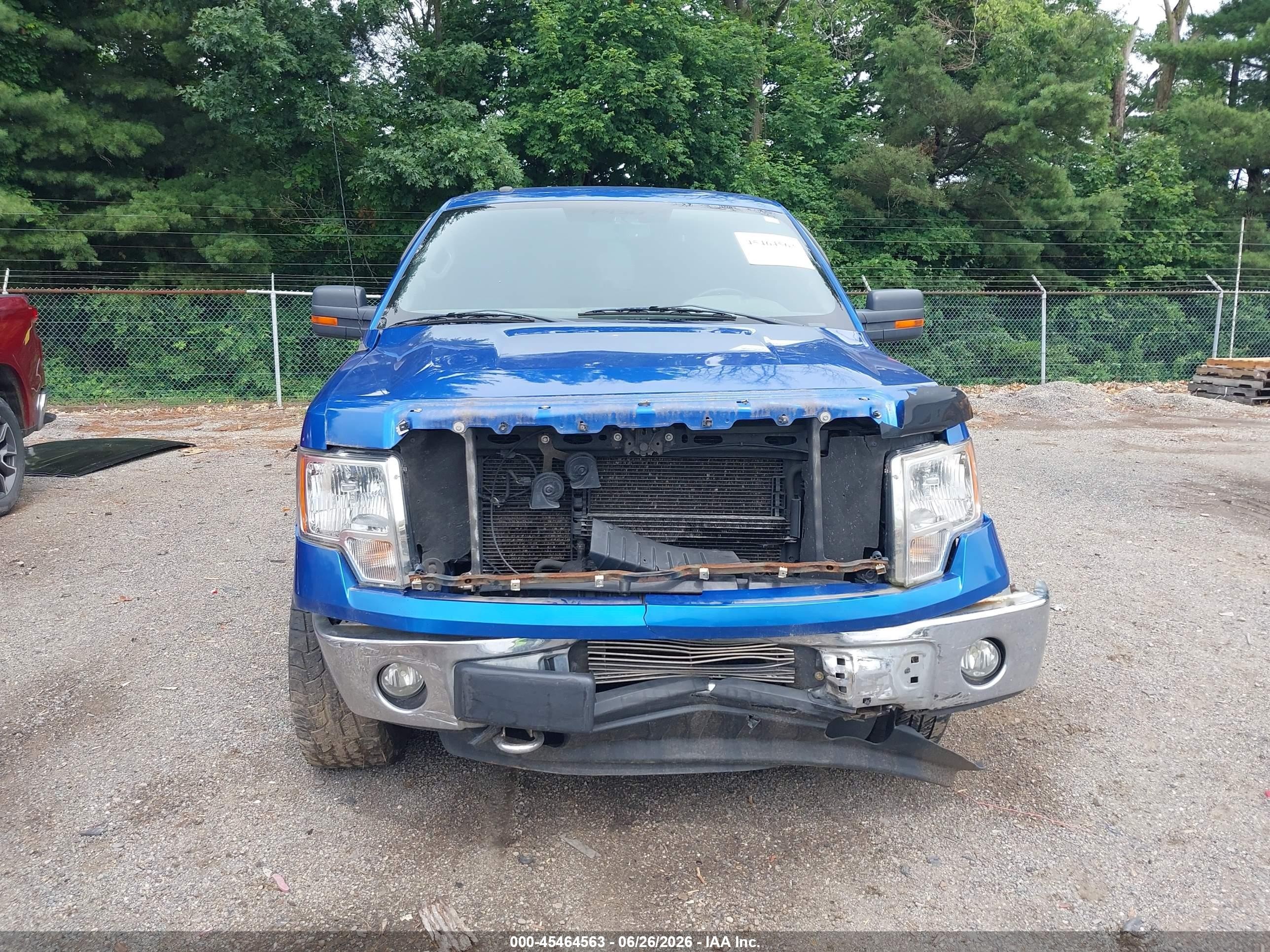 2012 Ford F-150 Fx4/lariat/xl/xlt Blue vin: 1FTFX1ET9CFA37385