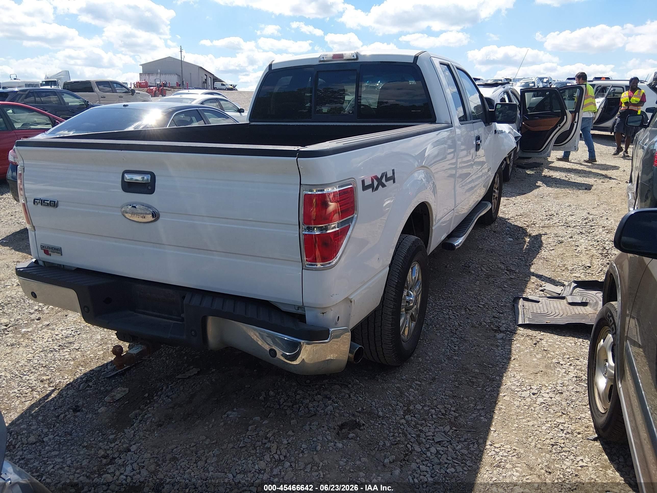 2012 Ford F-150 Fx4/lariat/xl/xlt White vin: 1FTFX1ET9CFB34649