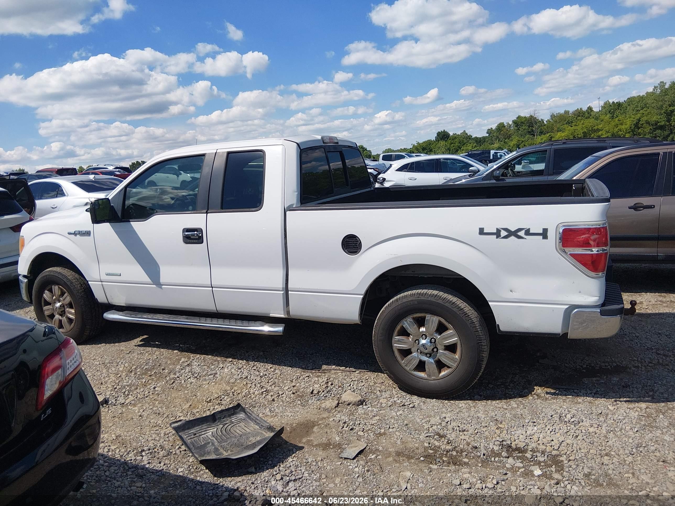 2012 Ford F-150 Fx4/lariat/xl/xlt White vin: 1FTFX1ET9CFB34649