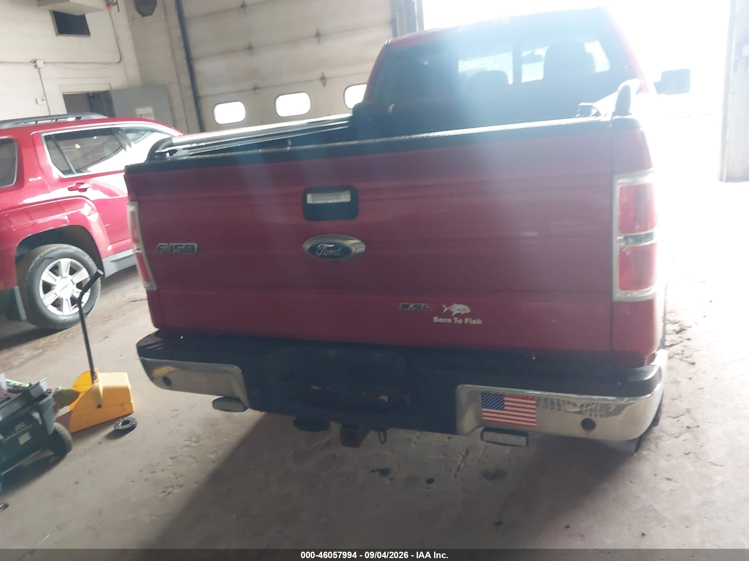 2012 Ford F-150 Xlt Red vin: 1FTFX1ET9CFC35299