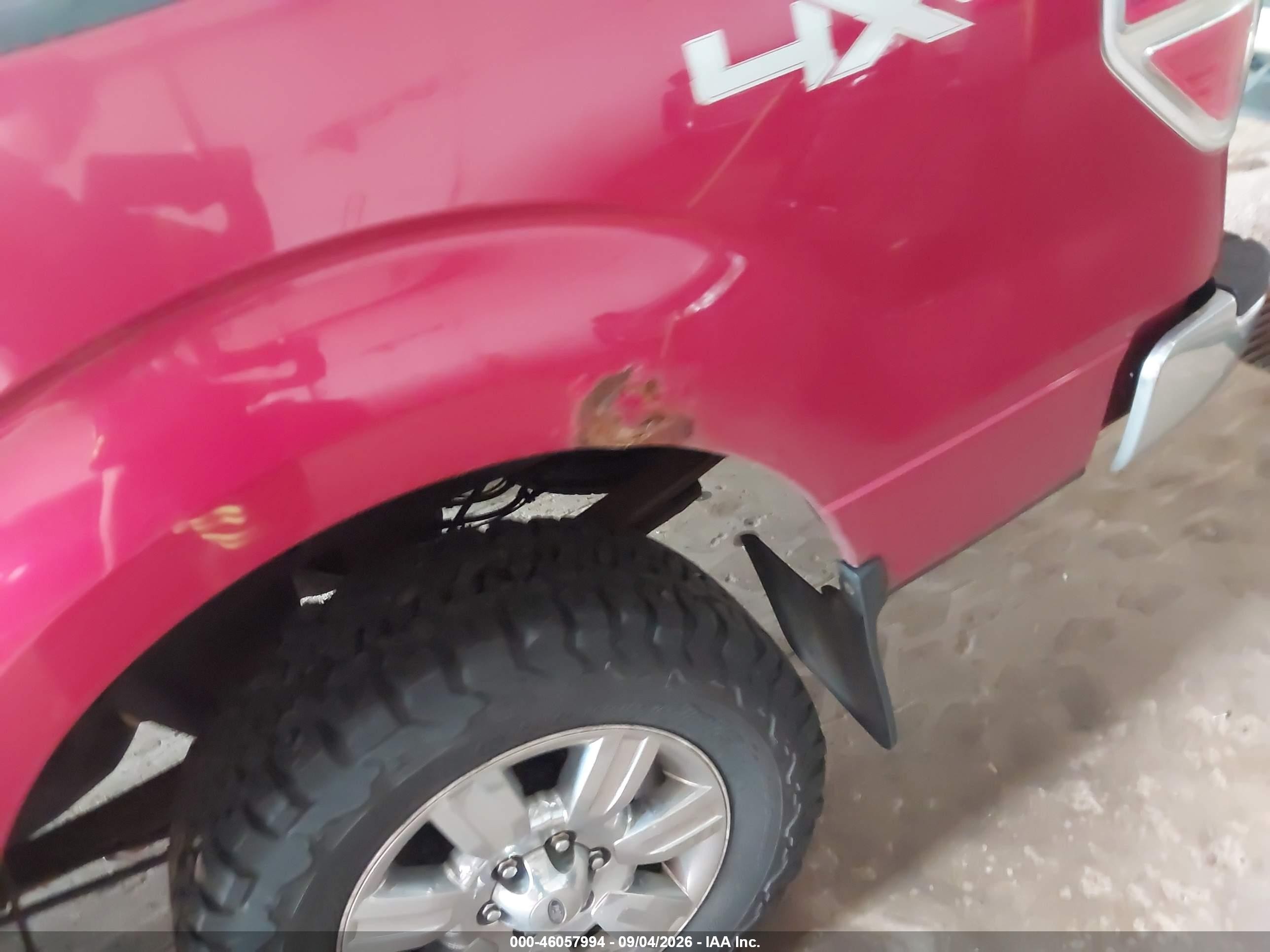 2012 Ford F-150 Xlt Red vin: 1FTFX1ET9CFC35299