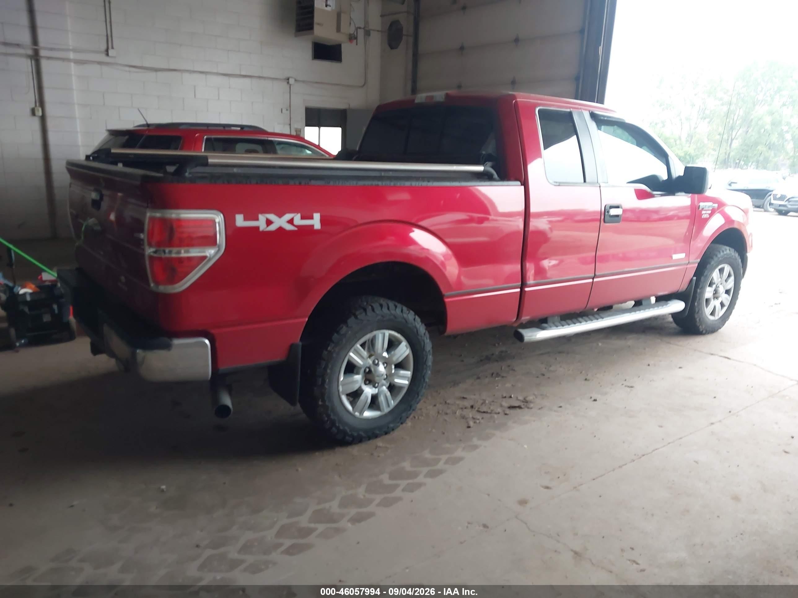 2012 Ford F-150 Xlt Red vin: 1FTFX1ET9CFC35299